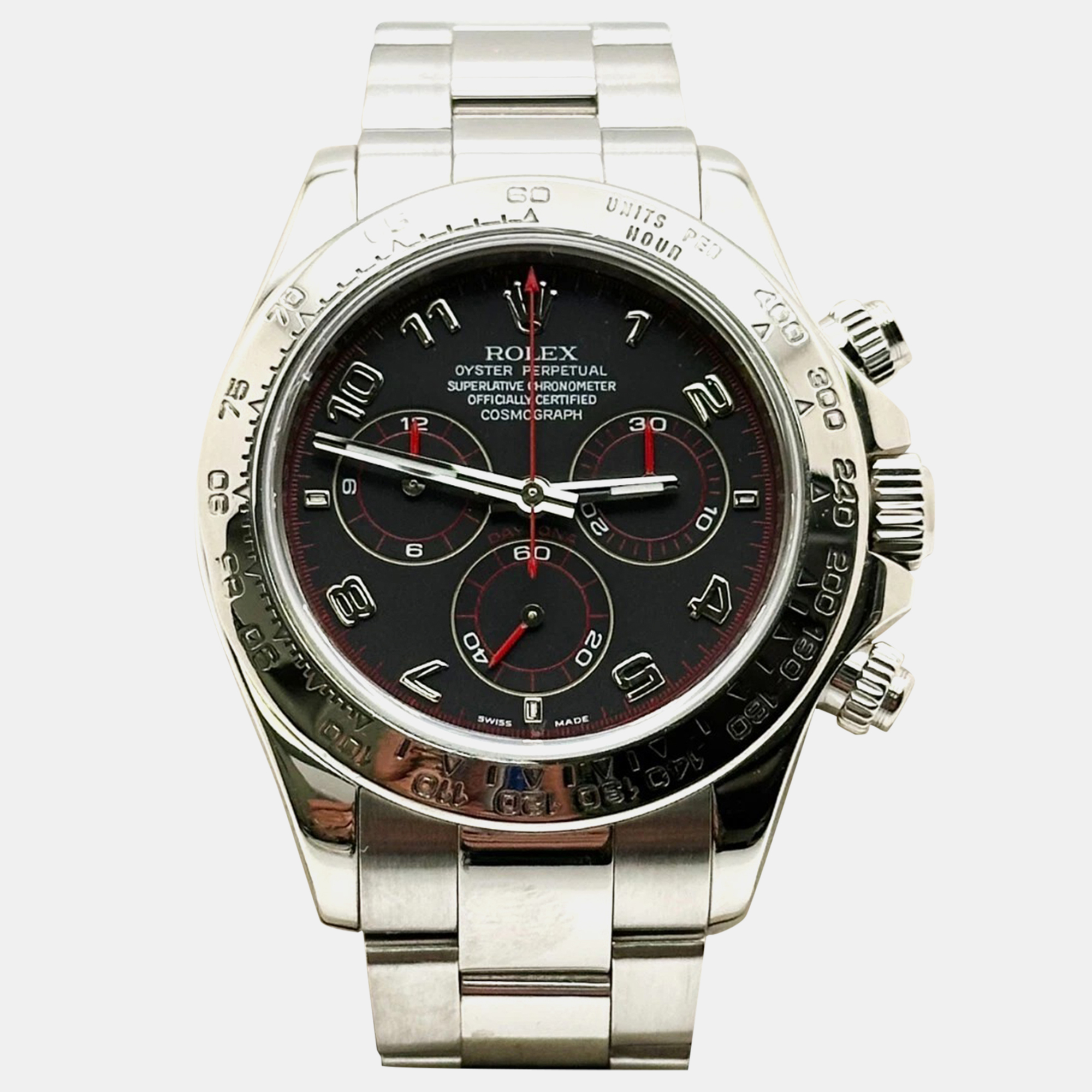 

Rolex Cosmograph Daytona 116509 Automatic Black 18K White Gold Men's Wristwatch 40 mm