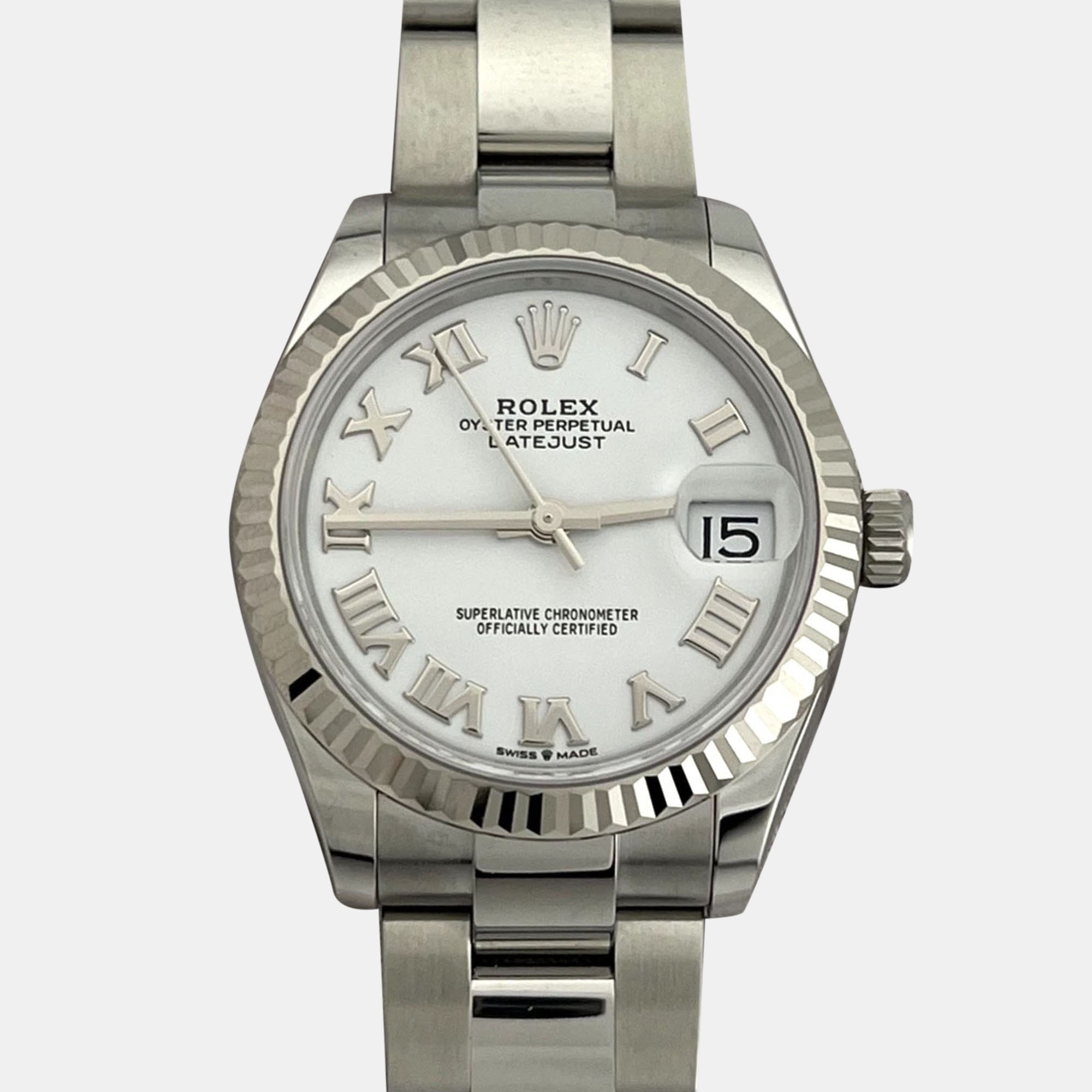 

Rolex Datejust 278274 Automatic White 18k White Gold Stainless Steel Men's Wristwatch 31 mm