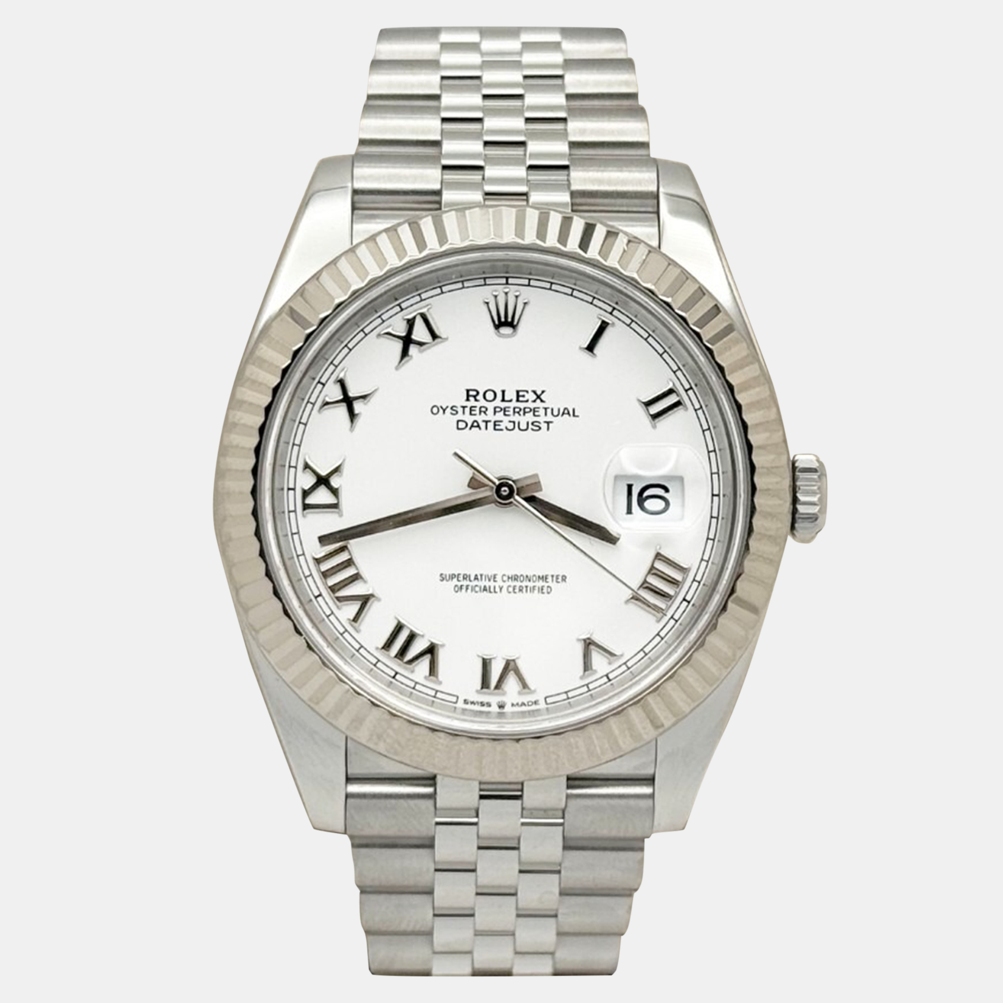 

Rolex Datejust 126334 Automatic White 18K White Gold Stainless Steel Men's Wristwatch 41 mm