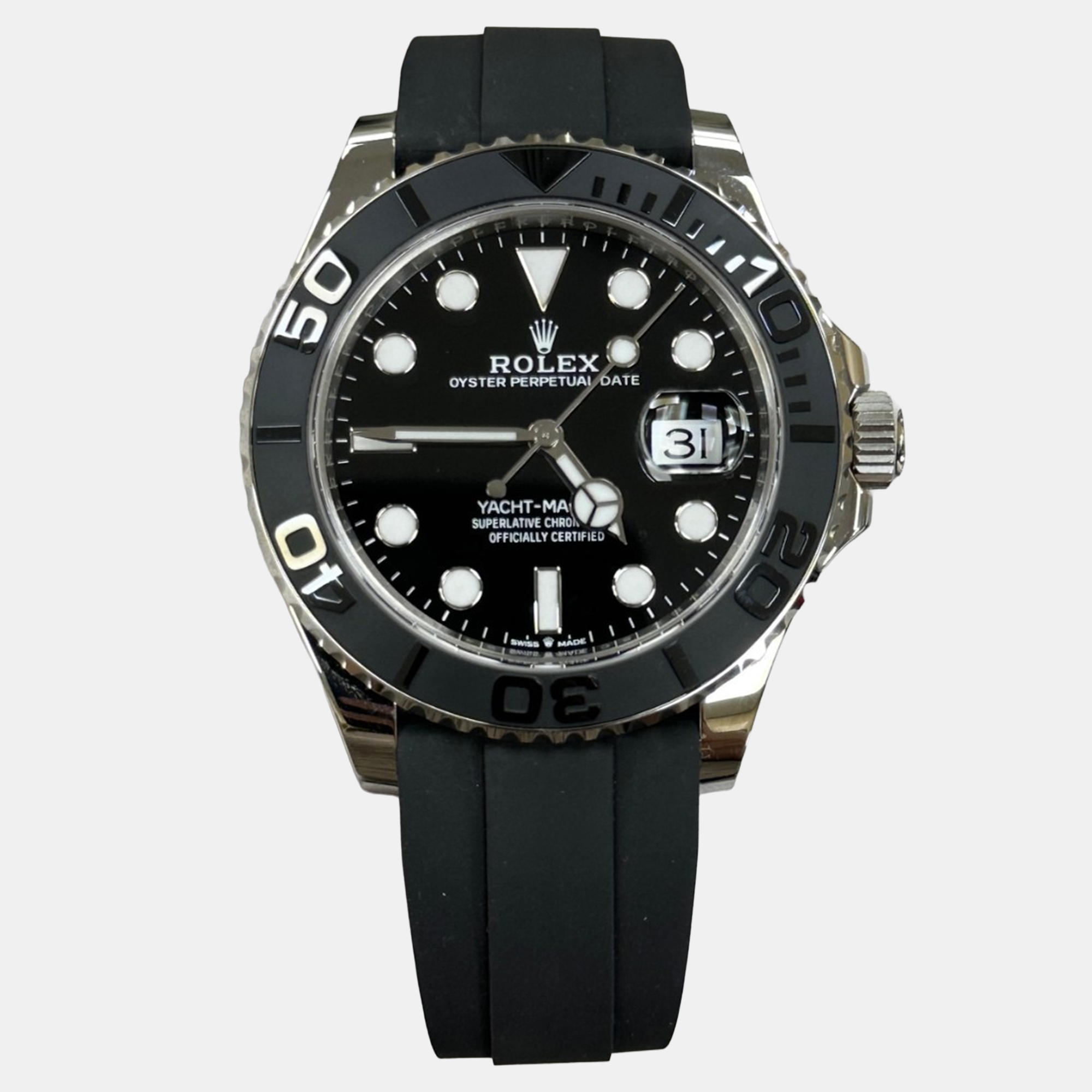 

Rolex Yacht Master 226659 Automatic Black 18K White Gold Men's Wristwatch 42 mm