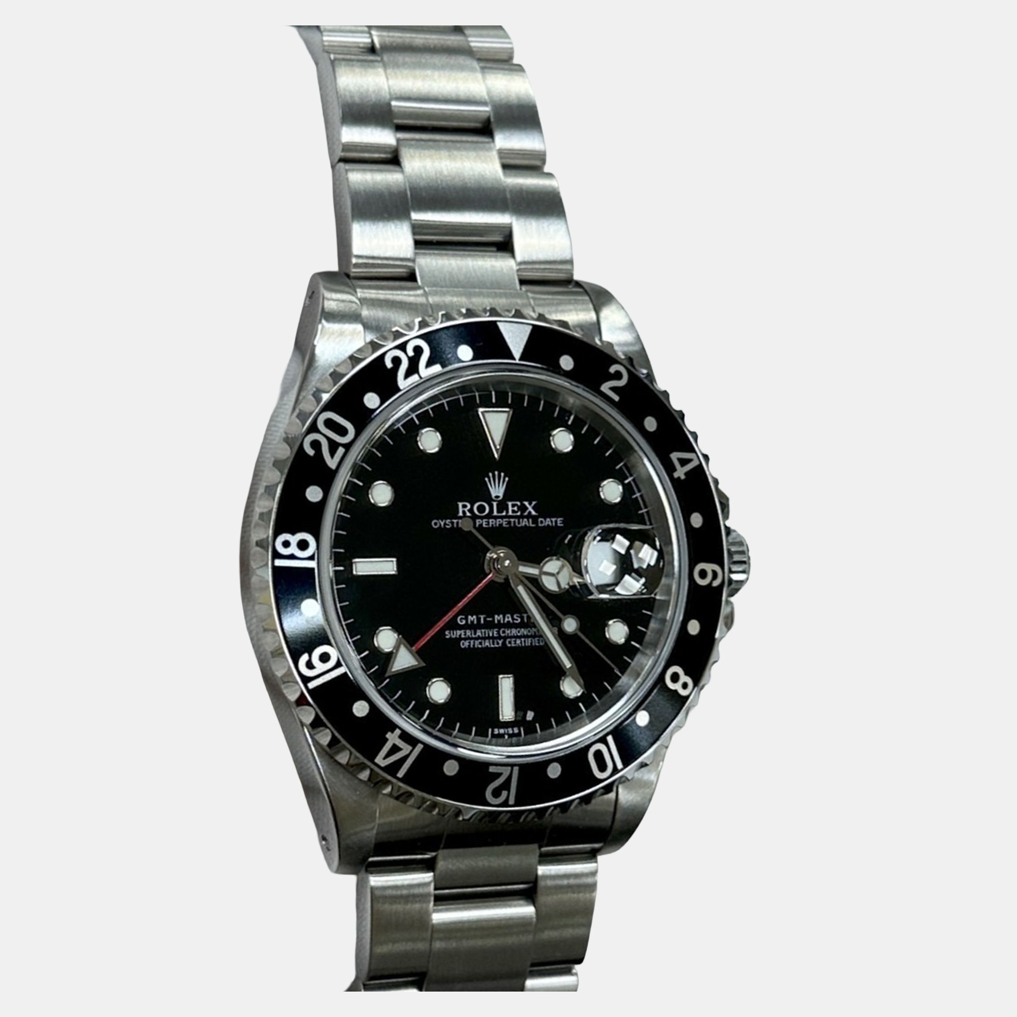 Rolex GMT Master 16700 Automatic Black Stainless Steel Mens Wristwatch 40 mm