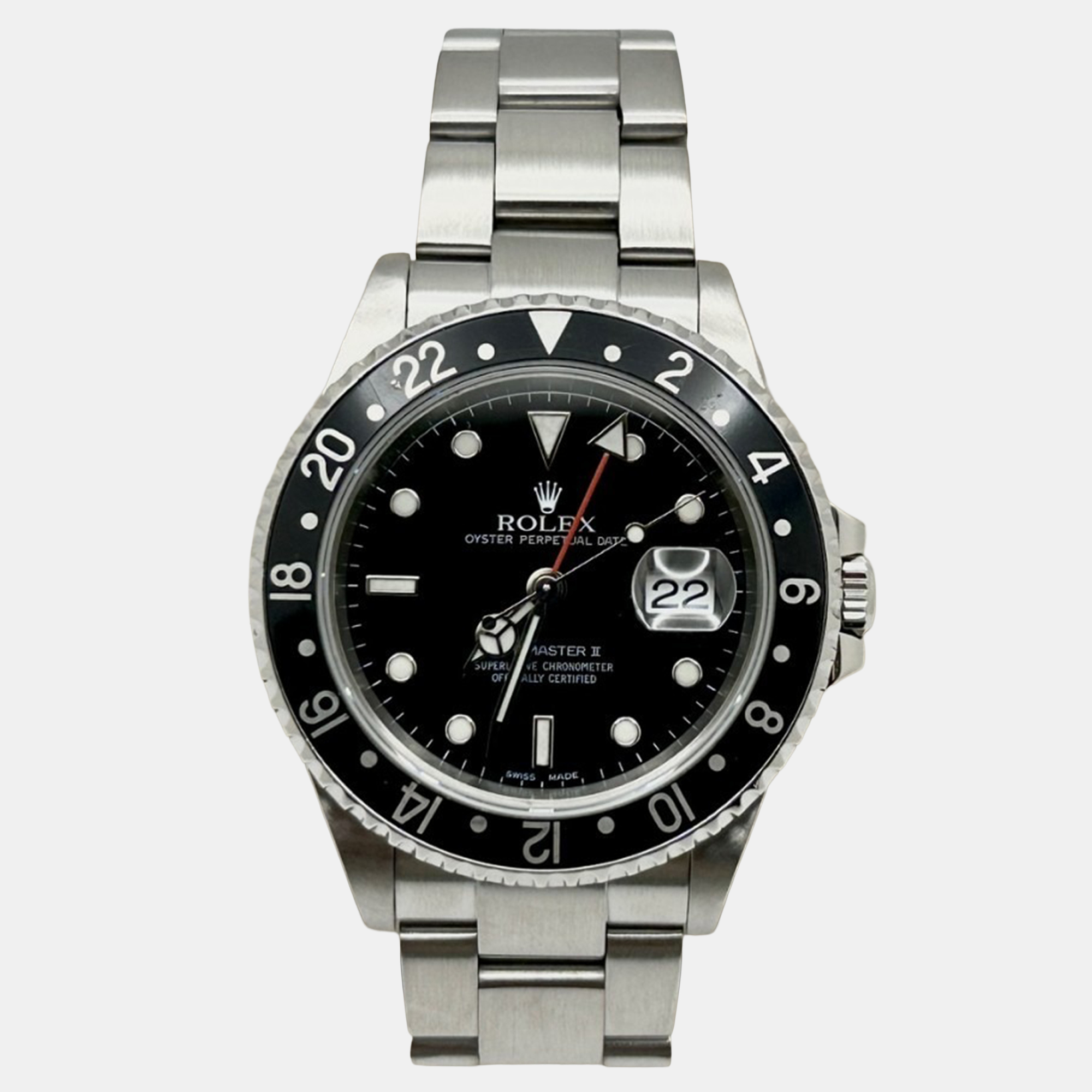 

Rolex GMT-Master II 16710 Automatic Black Stainless Steel Men's Wristwatch