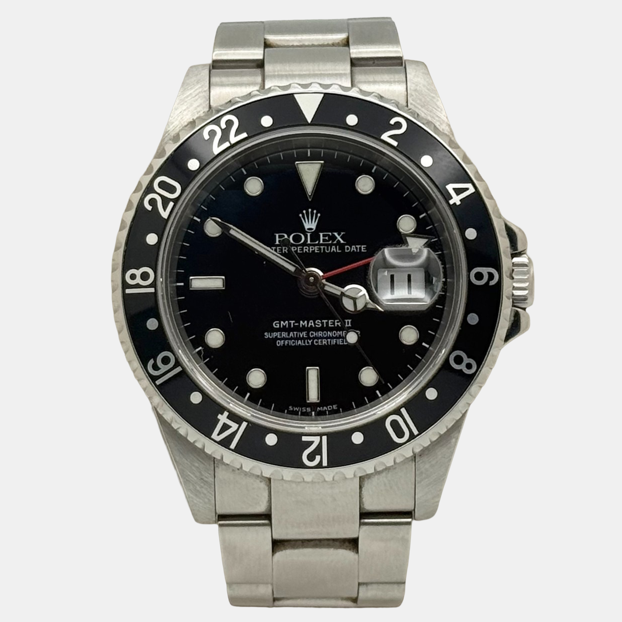 

Rolex GMT-Master II 16710 Automatic Black Stainless Steel Men's Wristwatch 40 mm