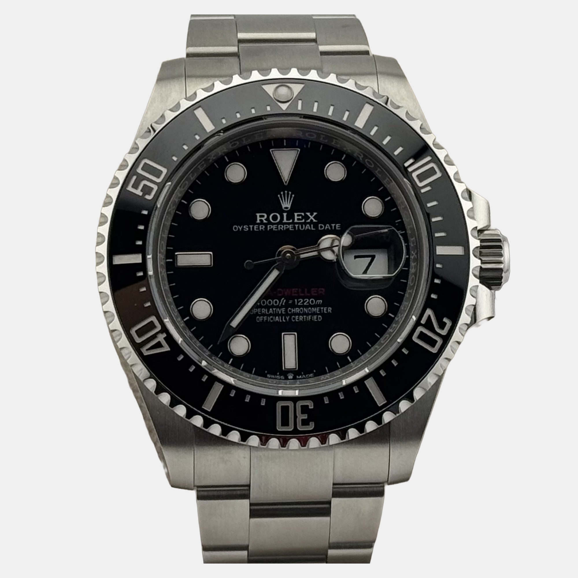 

Rolex Sea Dweller 126600 Automatic Black Stainless Steel Men's Wristwatch