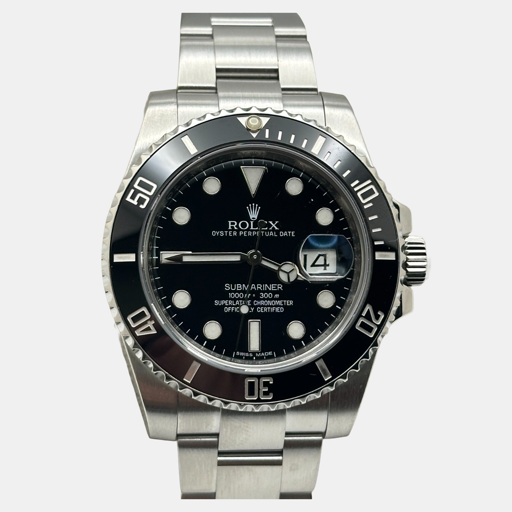 

Rolex Submariner 116610 Automatic Black Stainless Steel Men's Wristwatch