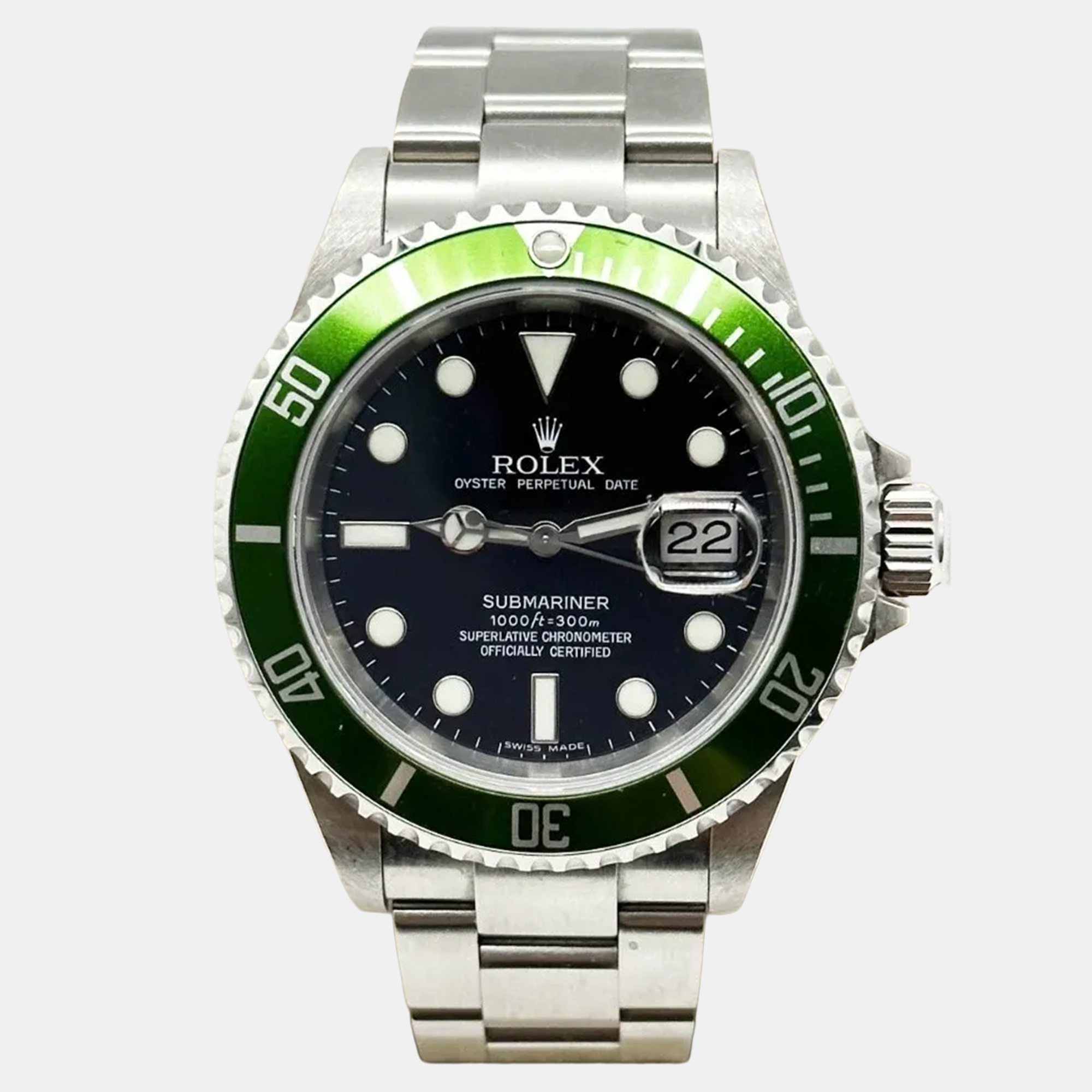 

Rolex Submariner 16610V Automatic Black Stainless Steel Men's Wristwatch 40 mm