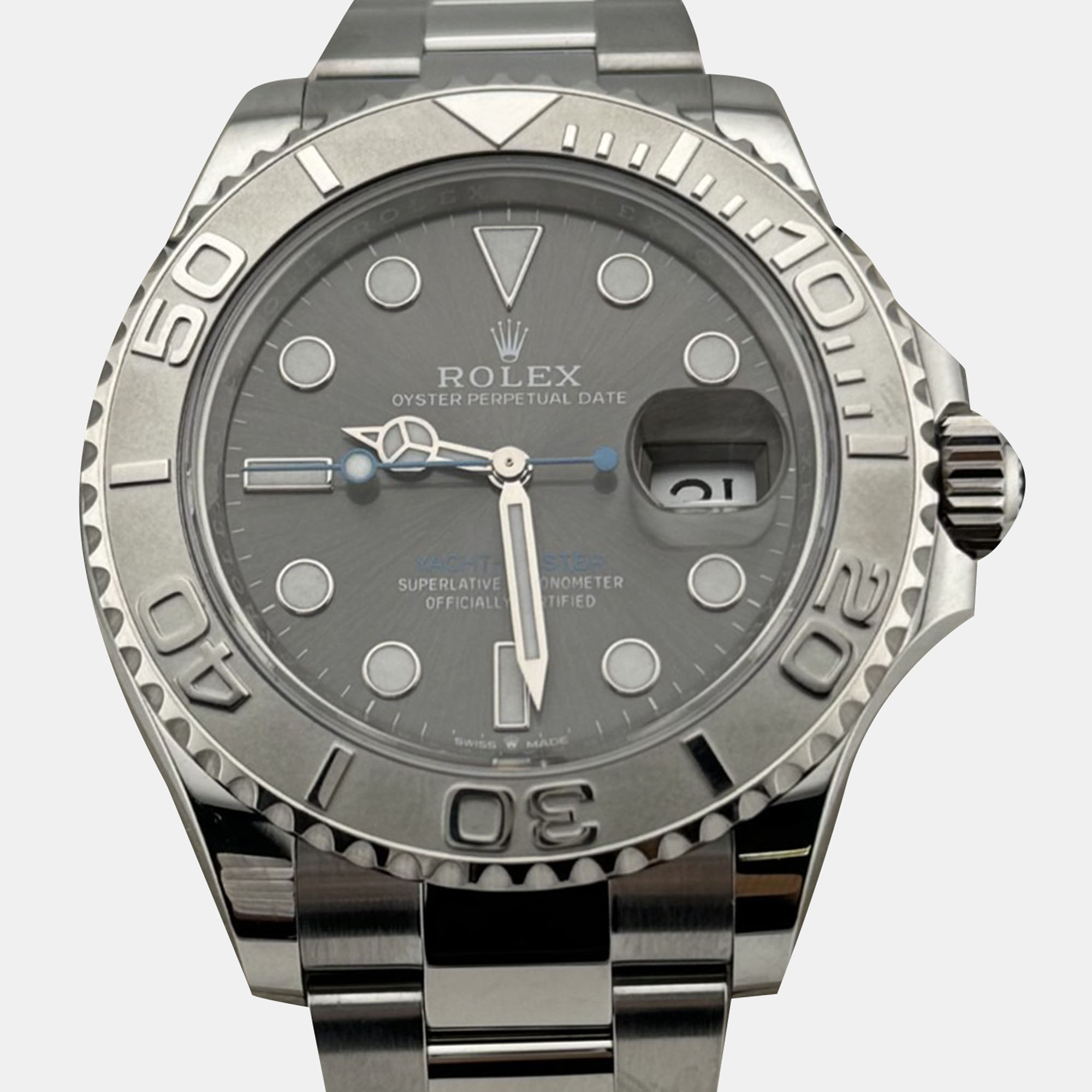 

Rolex Yacht-Master 126622 Automatic Slate Rhodium Stainless Steel Men's Wristwatch 40 mm, Grey