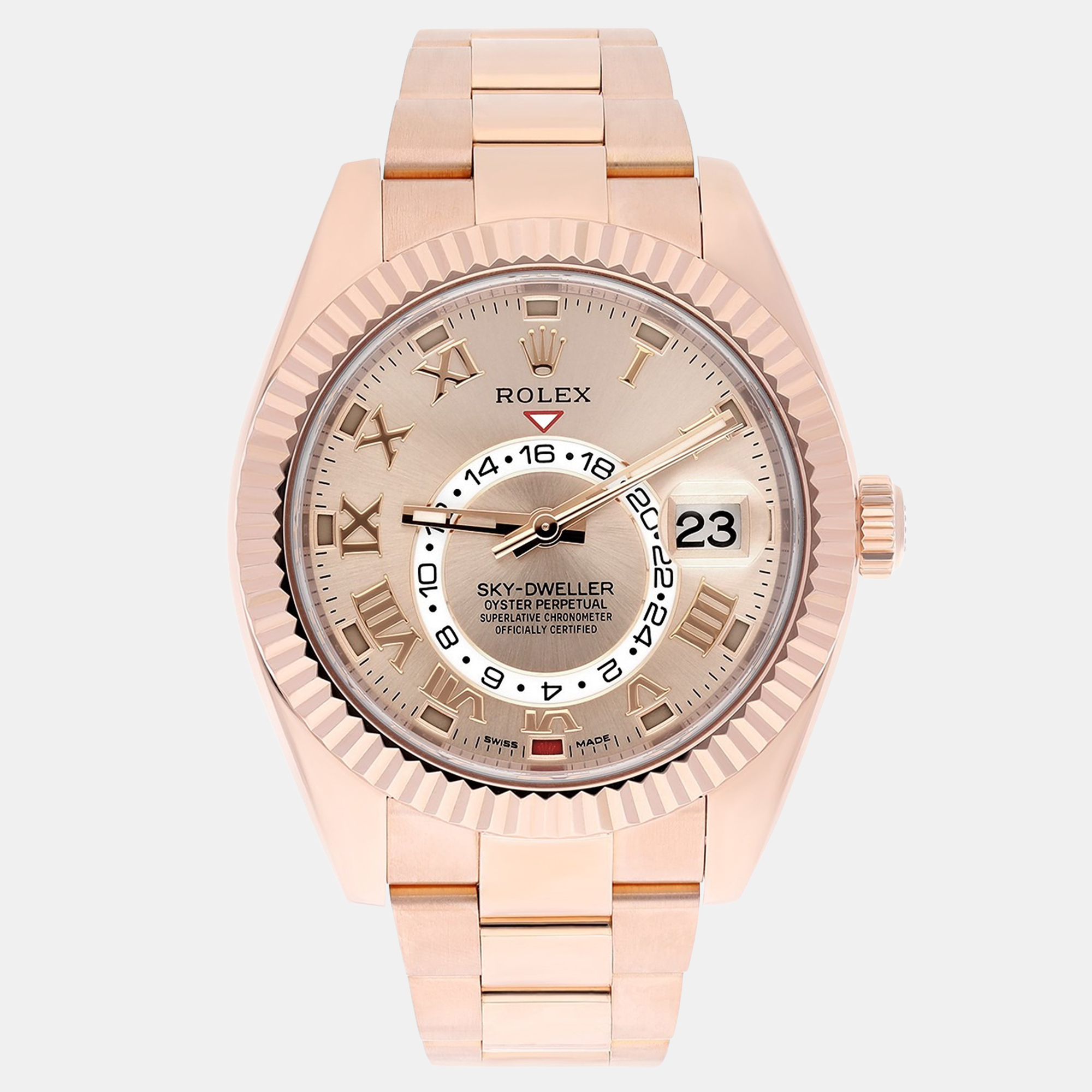

Rolex Sky-Dweller 326935 Automatic Gold 18k Everose Gold Men's Watch 42 mm
