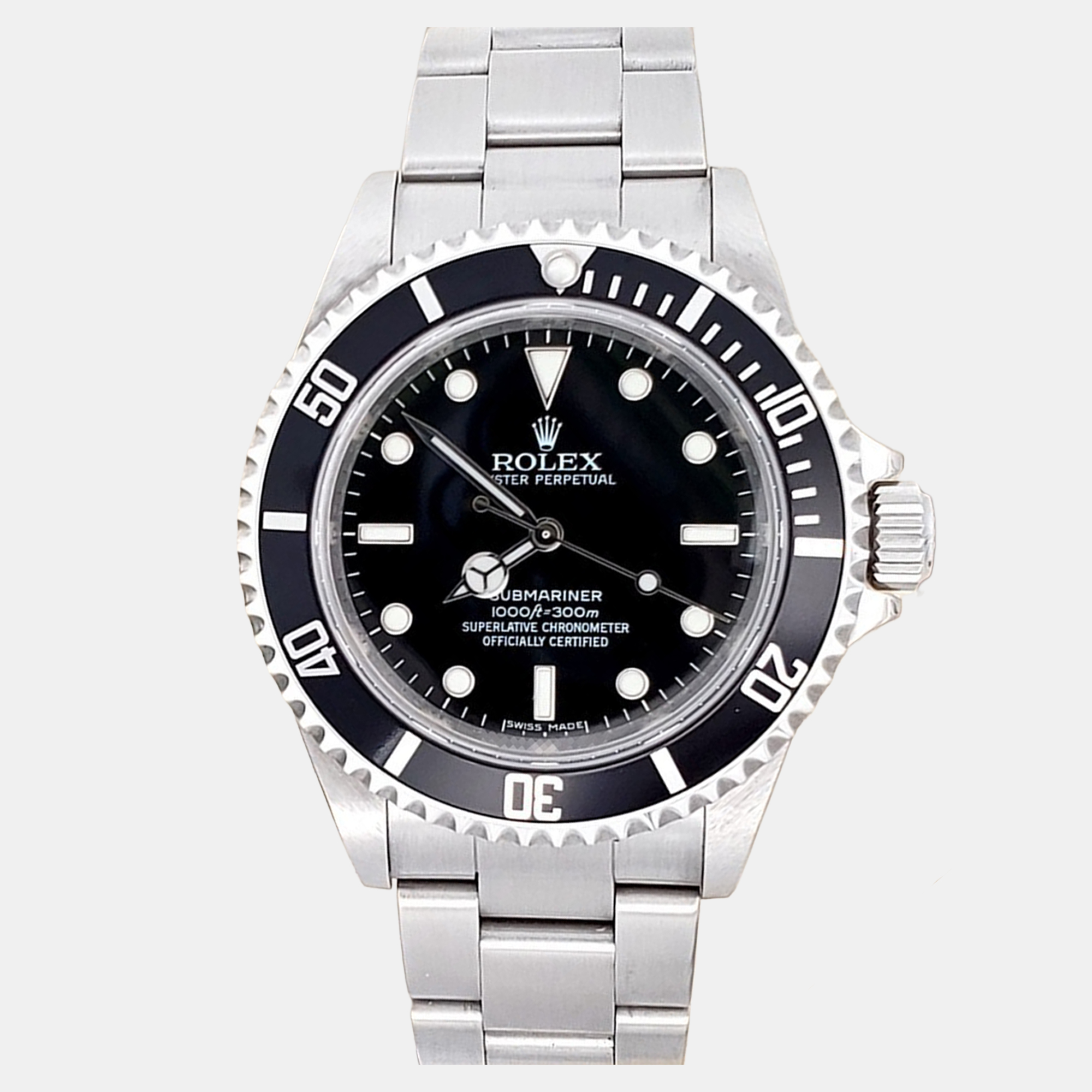 Rolex Submariner 14060 Automatic Black Stainless Steel Men’s Wristwatch 40 mm