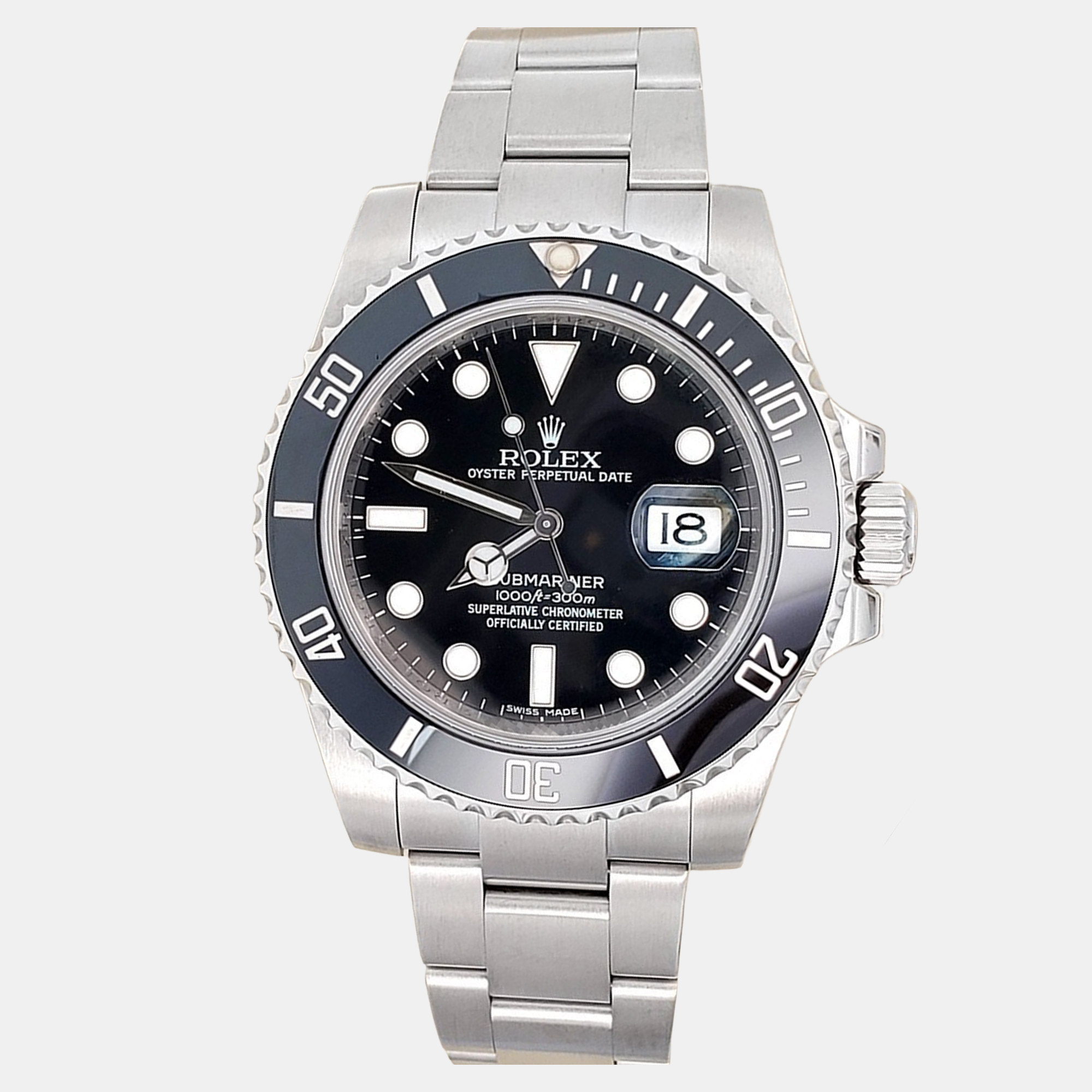 

Rolex Submariner 116610LN Automatic Black Stainless Steel Men's Wristwatch 40 mm