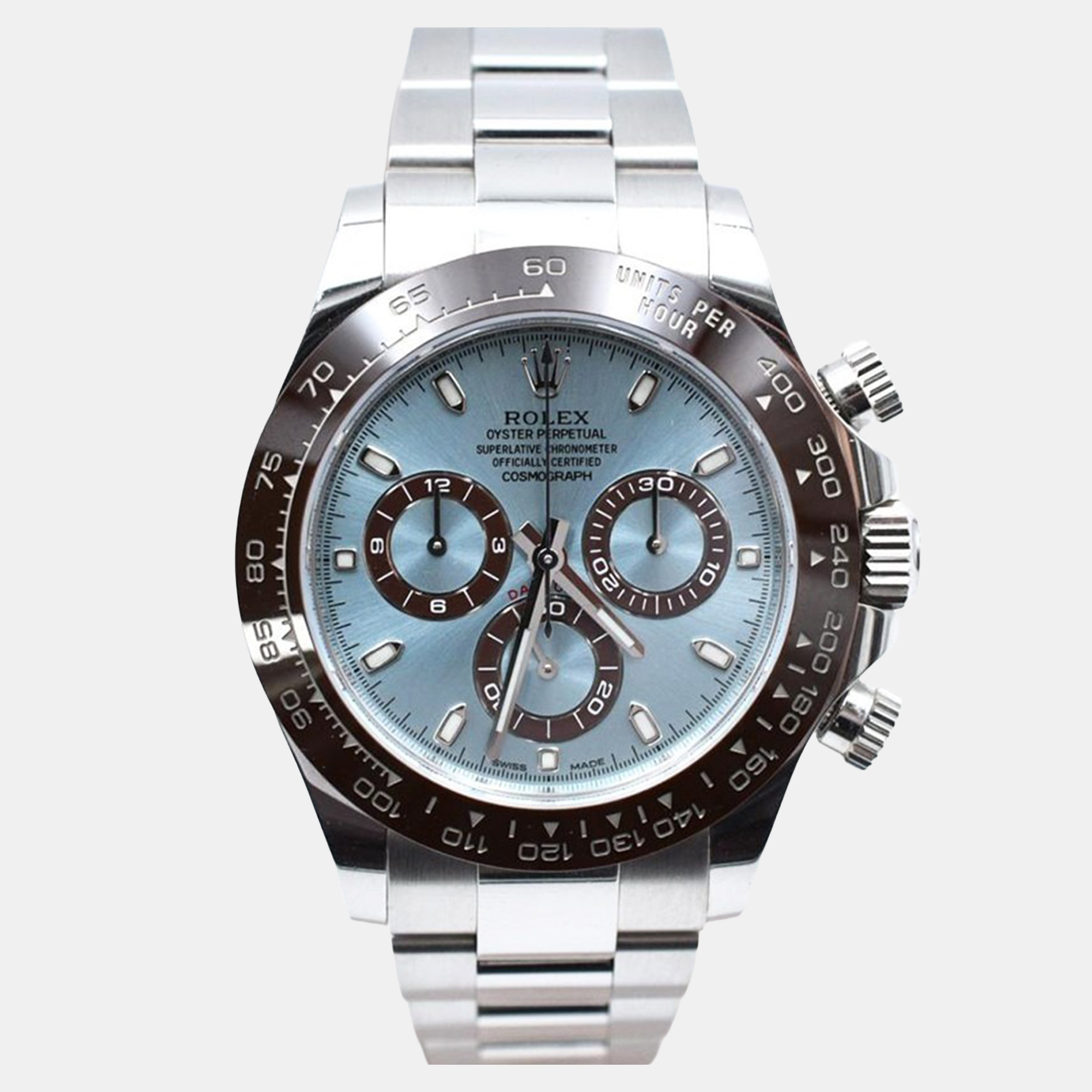 

Rolex Daytona 116506 Automatic Ice Blue Platinum Men's Wristwatch 40 mm