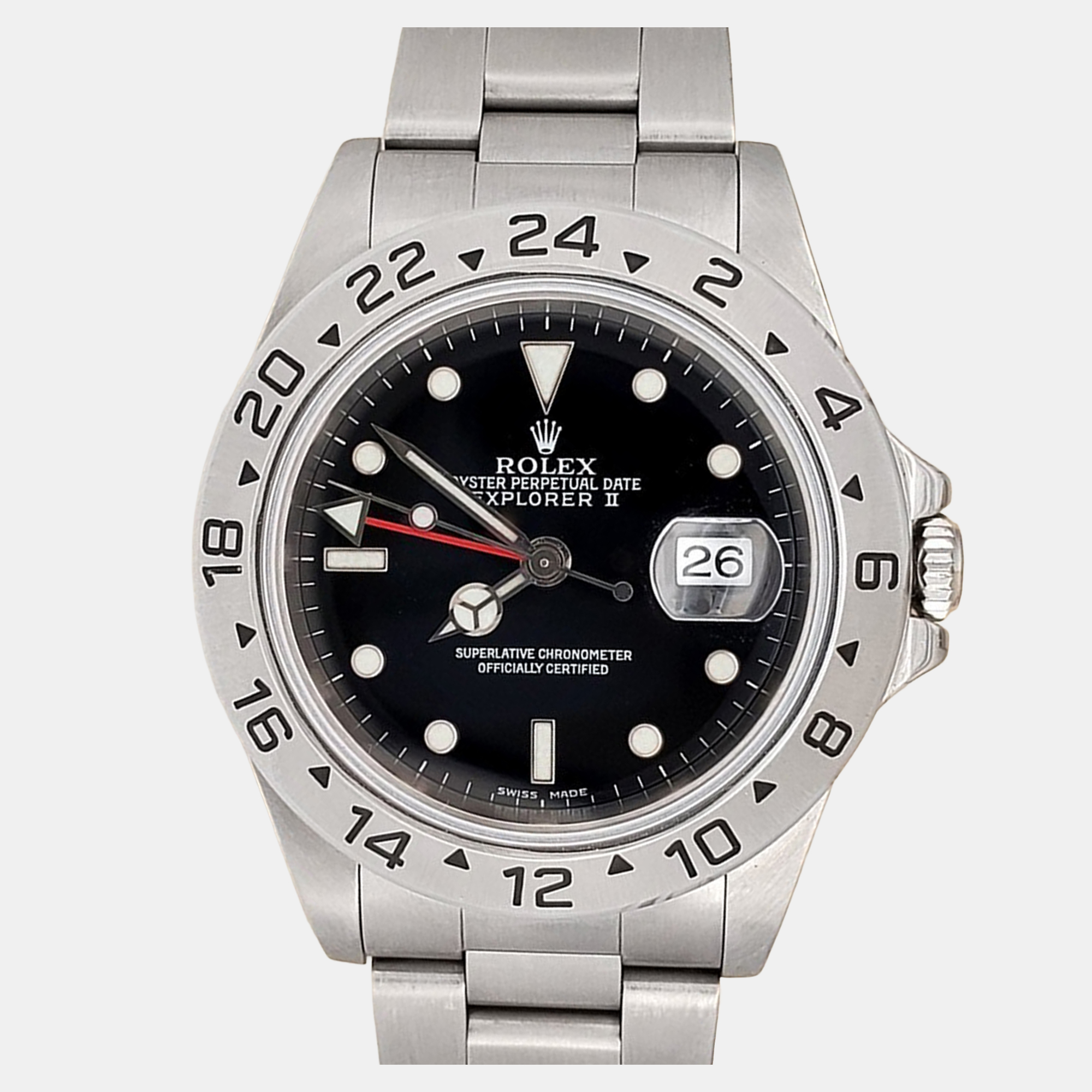 

Rolex Explorer II 16570 Automatic Black Stainless Steel Men's Wristwatch 40 mm