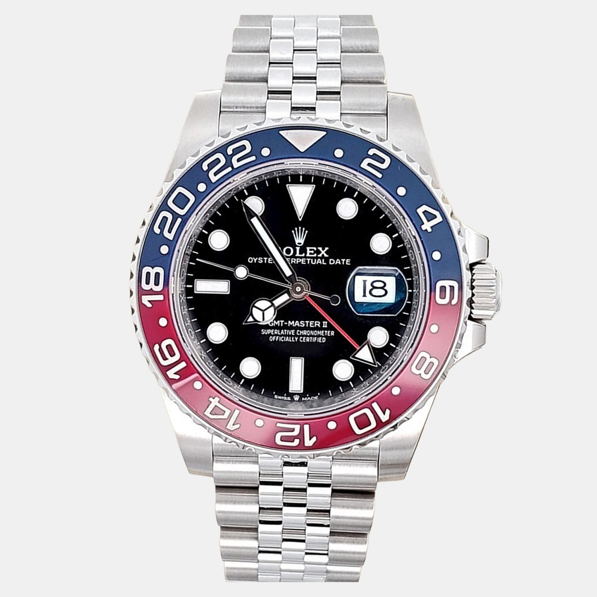 

Rolex GMT-Master II 126710BLRO Automatic Black Stainless Steel Men's Wristwatch 40 mm