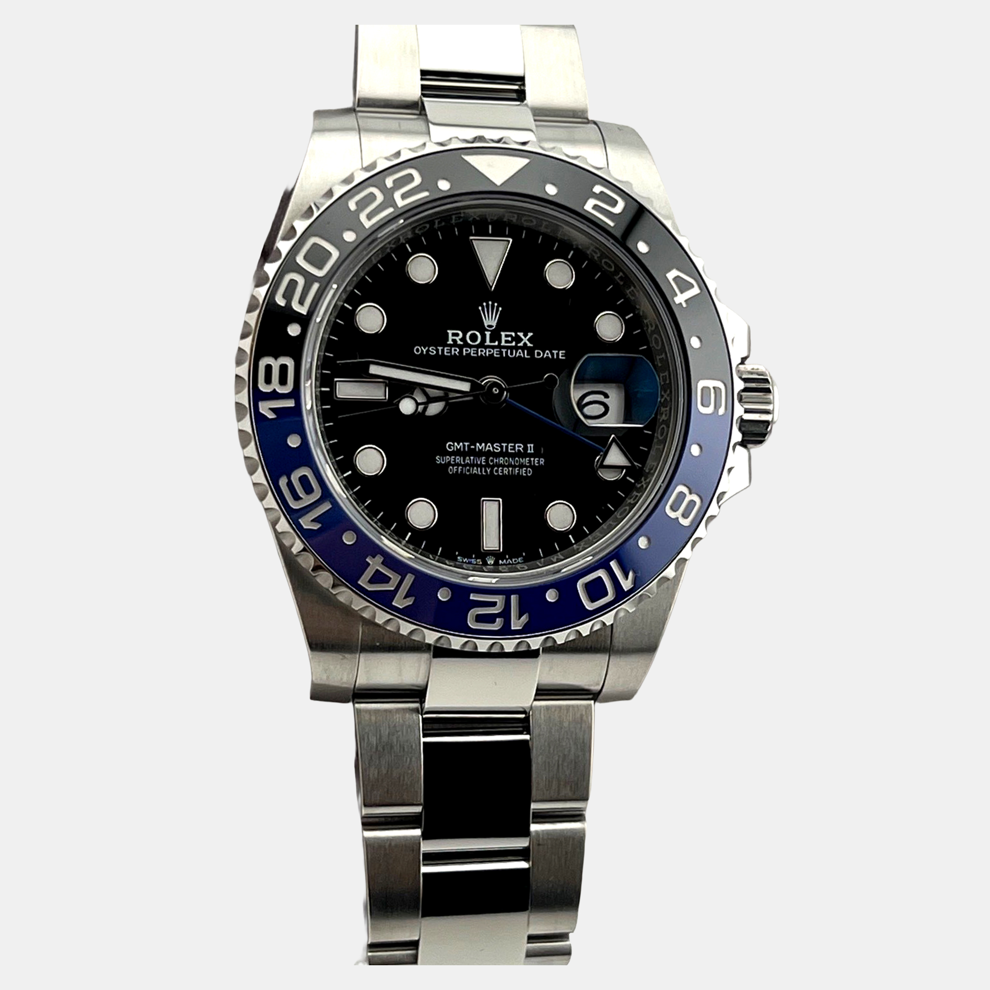 

Rolex GMT-Master II 'Batman' 126710BLNR Automatic Black Dial Stainless Steel Men's Wristwatch 40 mm