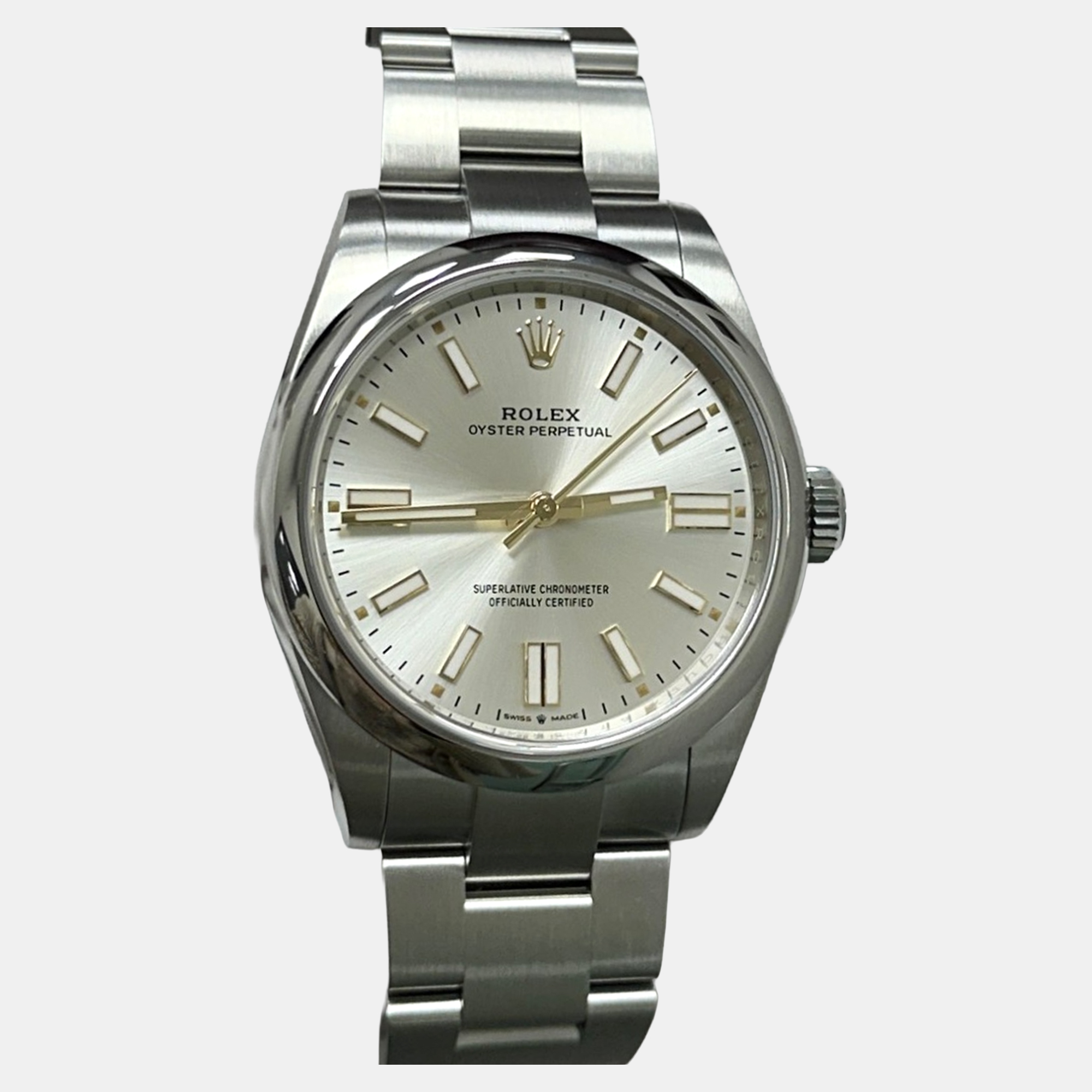 

Rolex Oyster Perpetual 134300 Automatic Silver Dial Stainless Steel Men's Wristwatch 41 mm