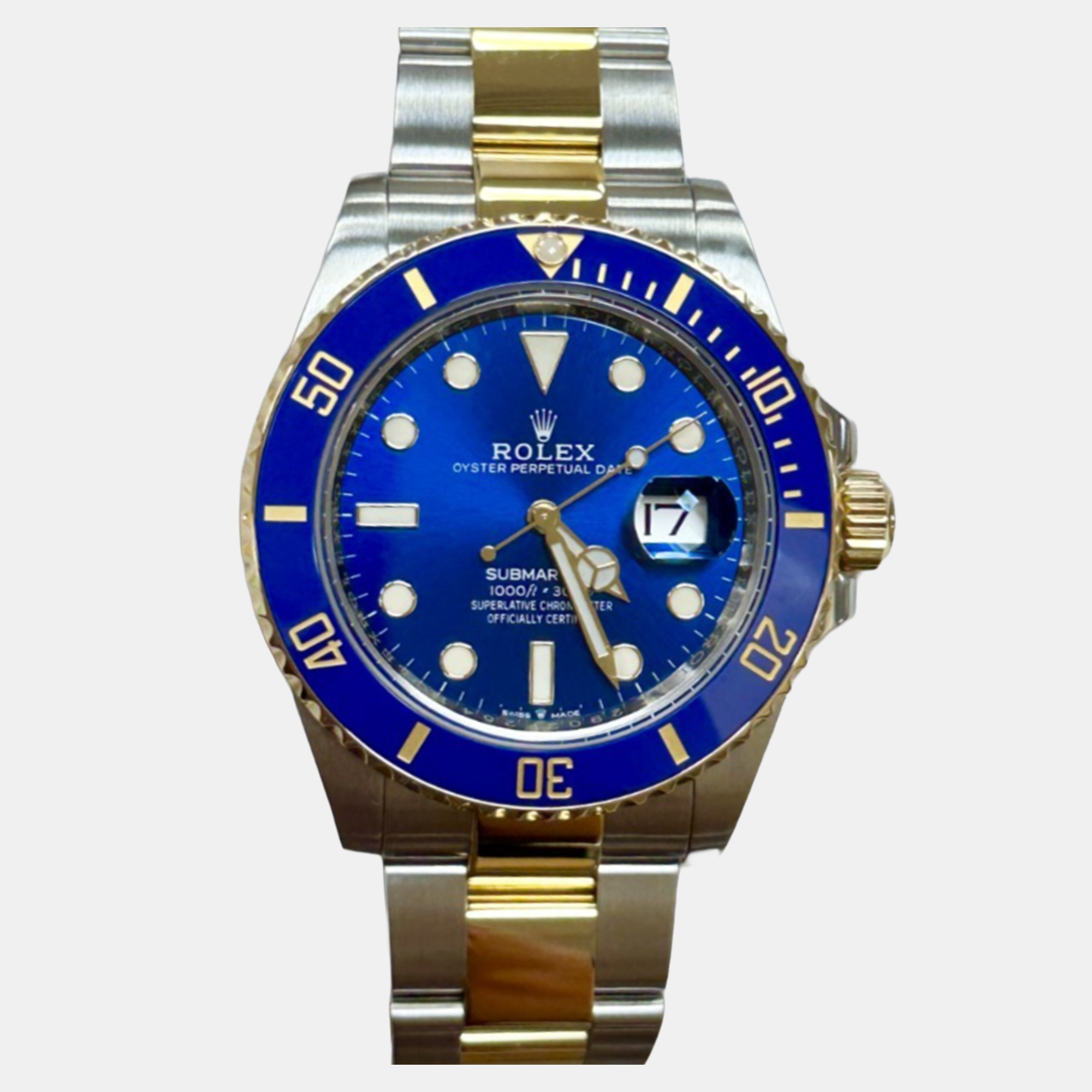 

Rolex Submariner Date 126613LB Automatic Blue Dial 18K Yellow Gold Stainless Steel Men's Wristwatch