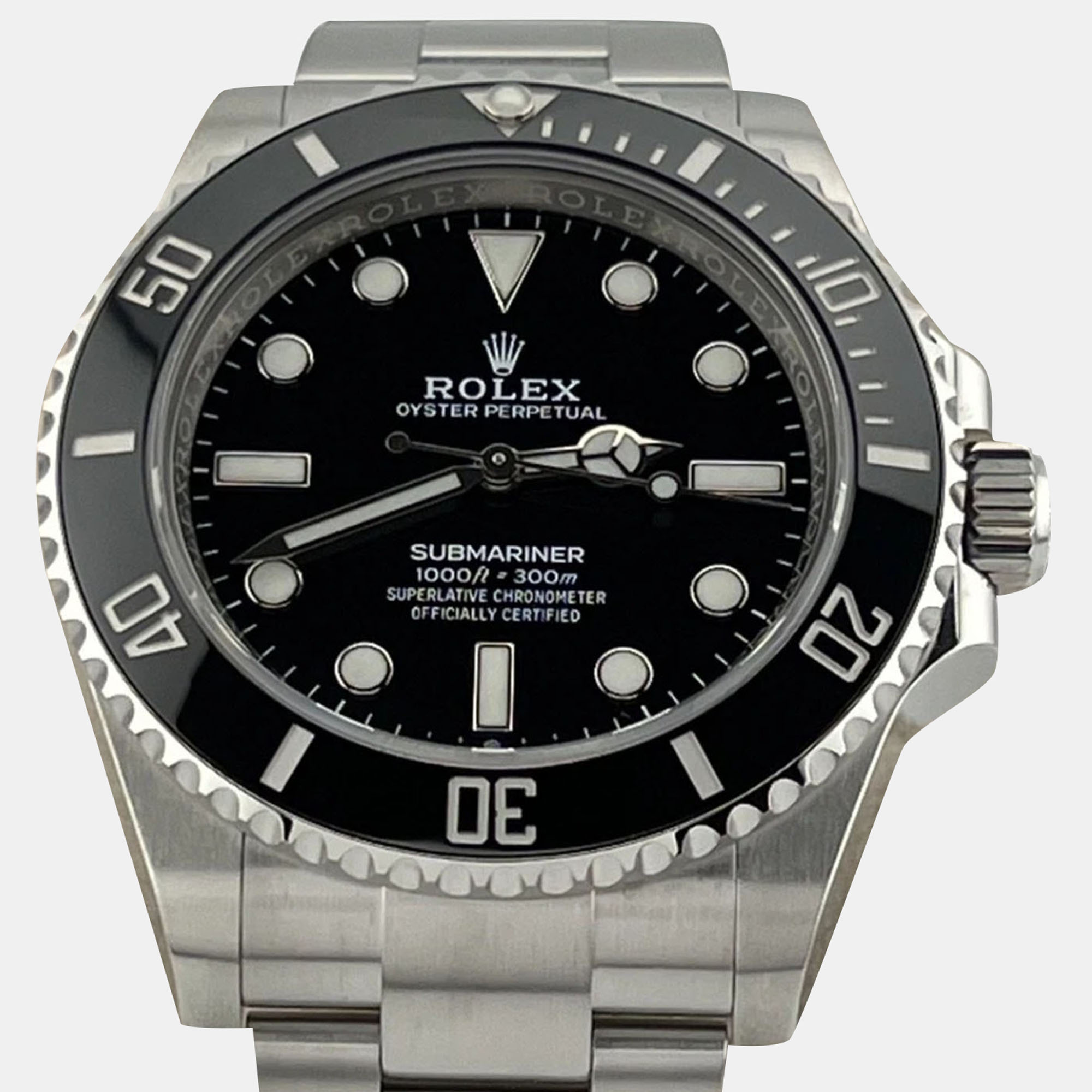 Rolex Submariner 124060 Automatic Black Stainless Steel Men’s Wristwatch 41 mm