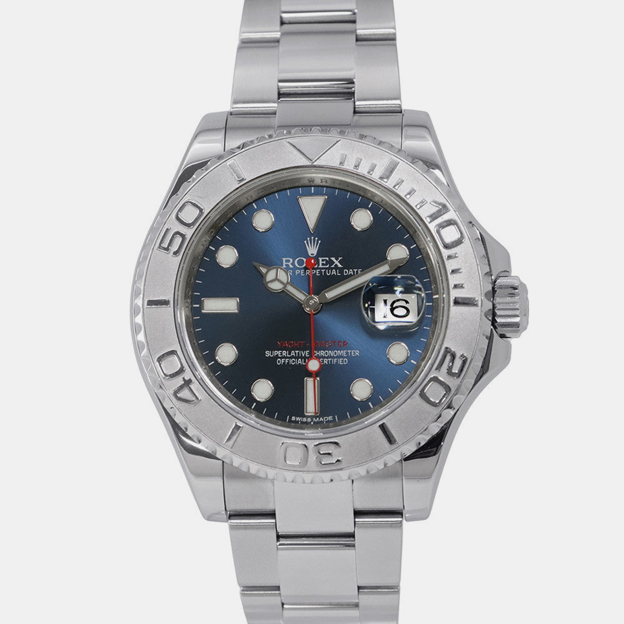 Rolex Yacht-Master 116622 Automatic Blue Stainless Steel Men’s Wristwatch 40 mm