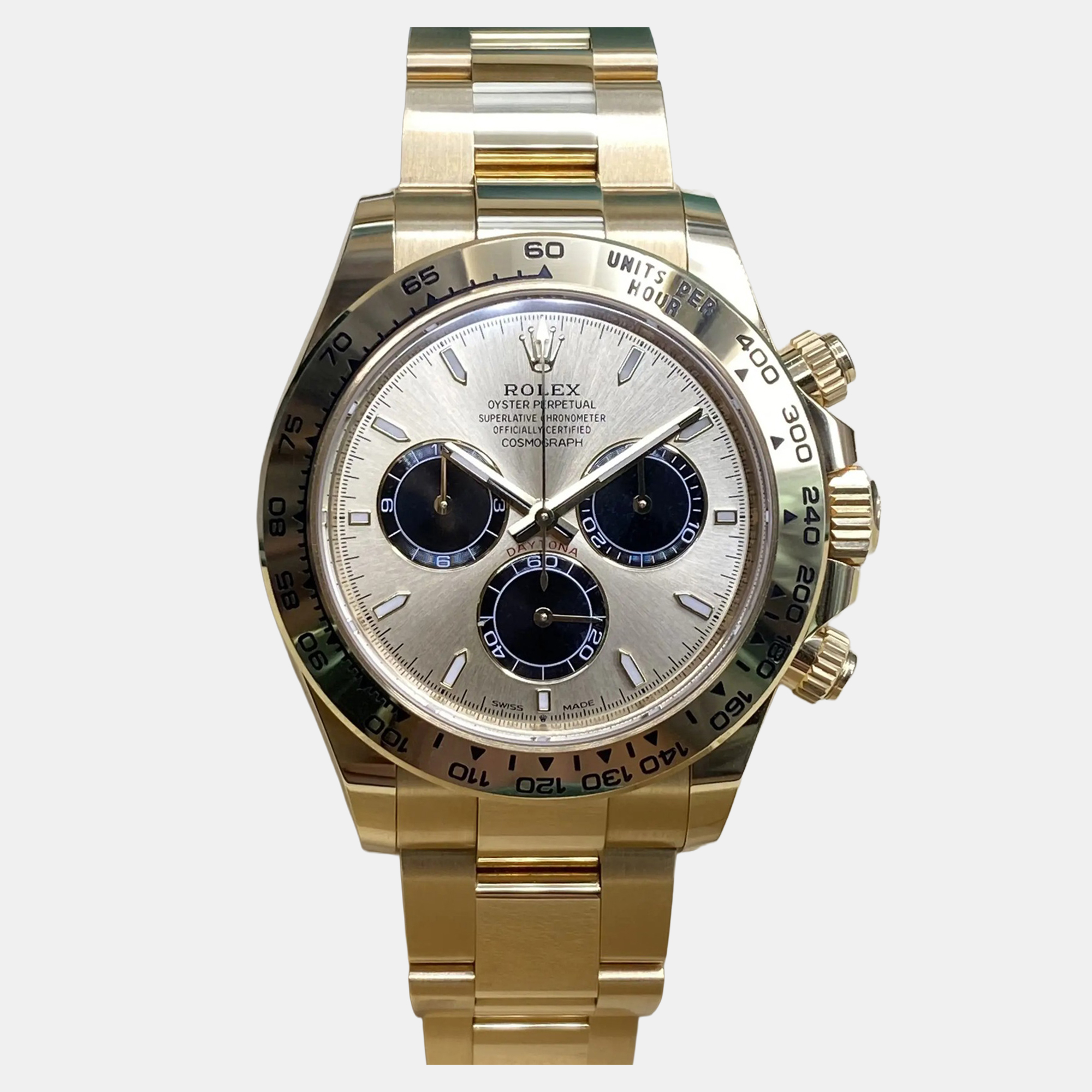 Rolex Cosmograph Daytona 126508 Automatic Chronograph Champagne Dial 18k Yellow Gold Men’s Wristwatch 40mm