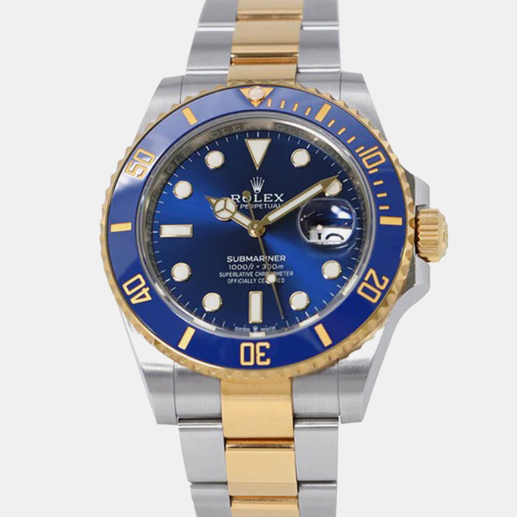 Rolex Submariner 126613LB Automatic Blue 18k Yellow Gold Stainless Steel Men’s Wristwatch 41 mm