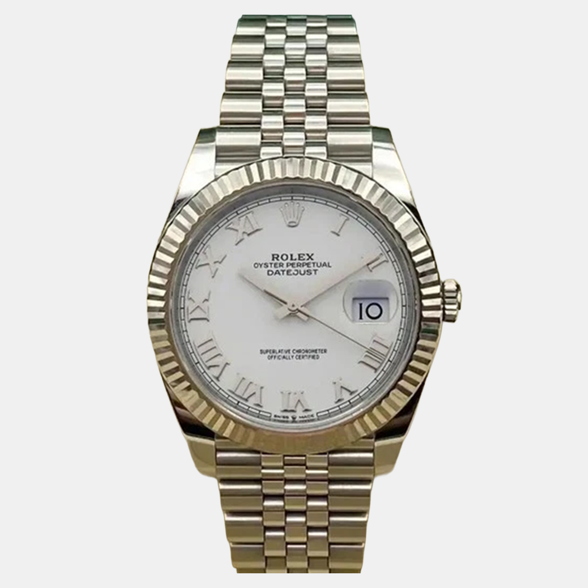 

Rolex Datejust 126234 Automatic White Dial Stainless Steel Men's Wristwatch 36 mm
