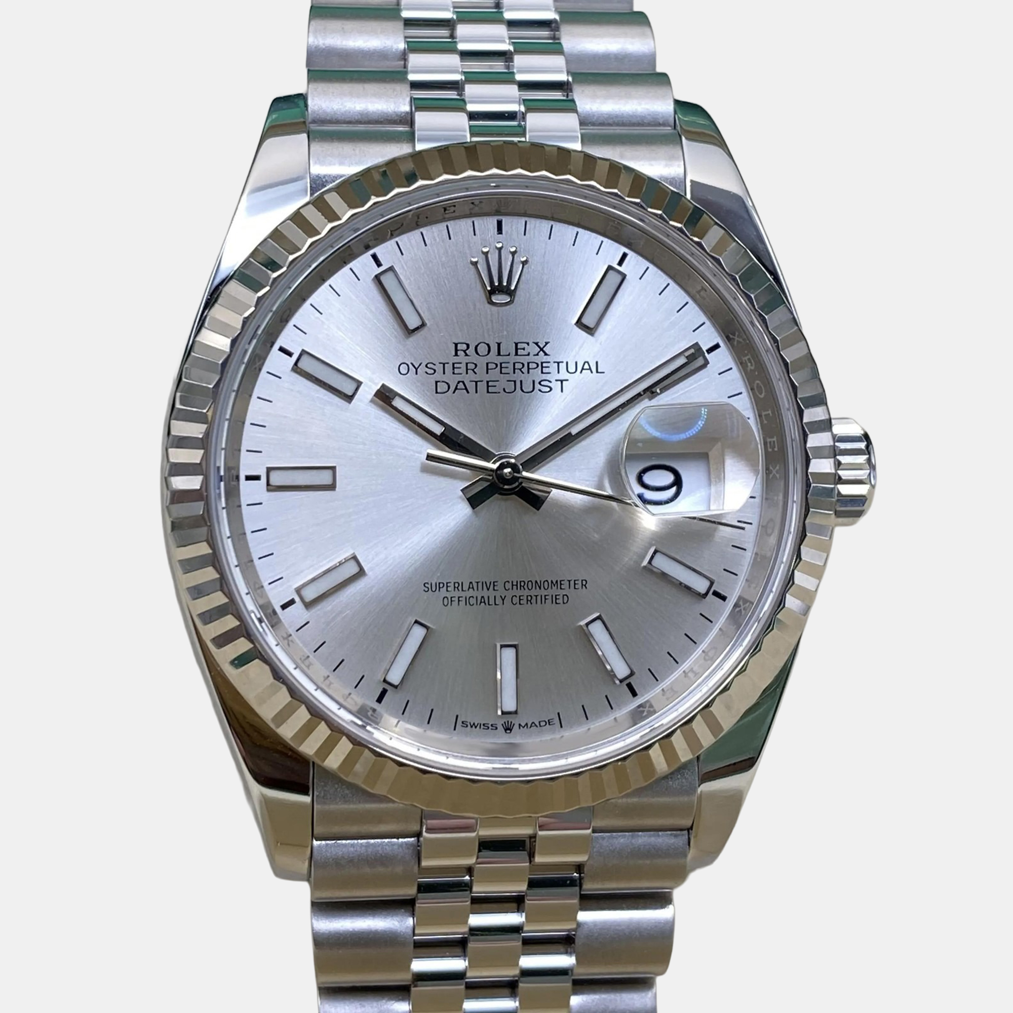 

Rolex Datejust 126234 Automatic Silver Dial Stainless Steel Men's Wristwatch 36 mm