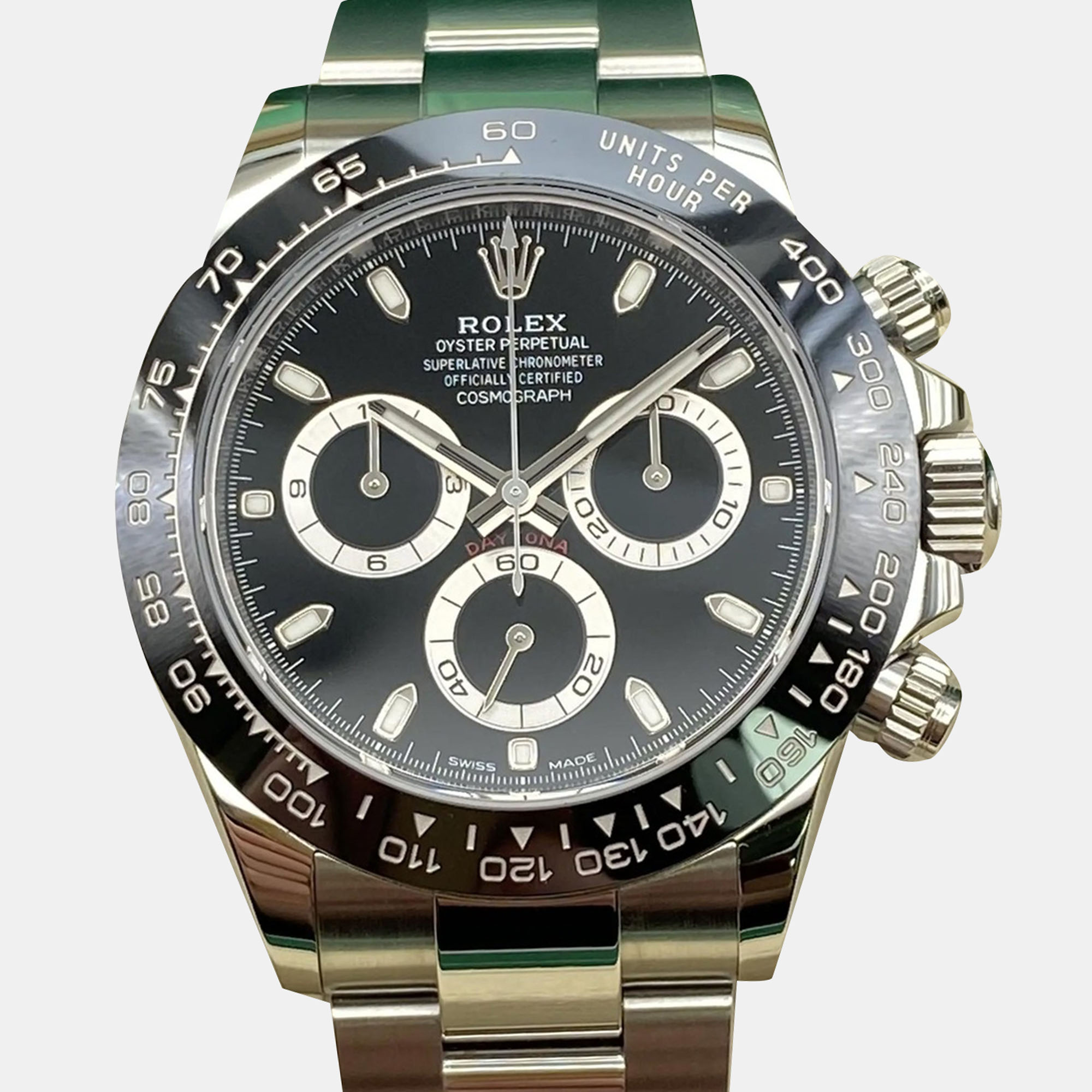 

Rolex Cosmograph Daytona 116500LN Automatic Chronograph Black Dial Stainless Steel Ceramic Men's Wristwatch 40 mm