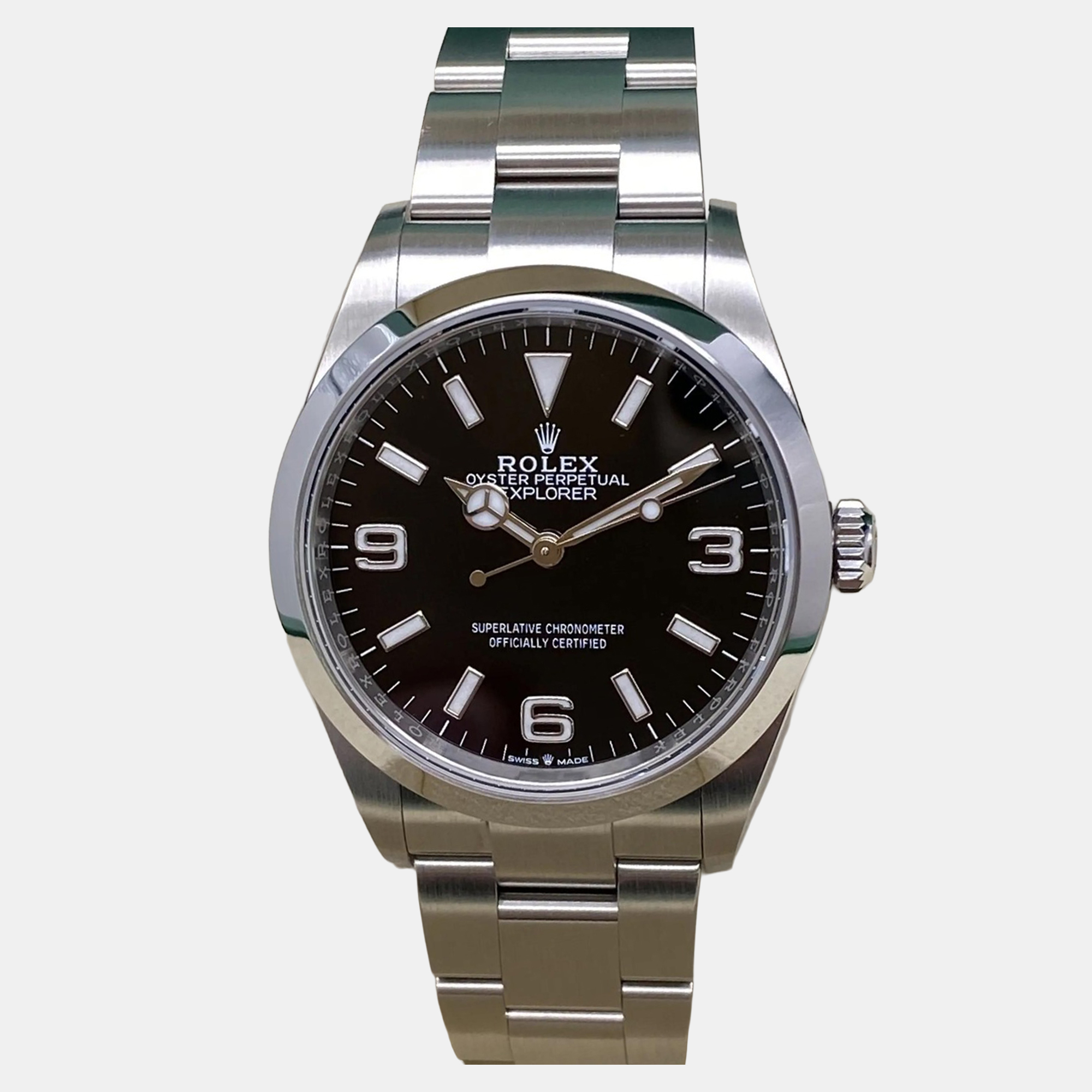

Rolex Explorer 124270 Automatic Black Dial Stainless Steel Men's Wristwatch 36 mm