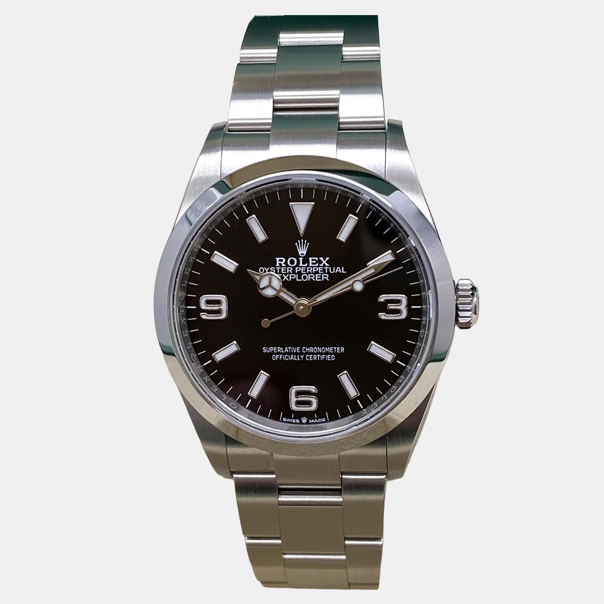 

Rolex Explorer 124270 Automatic Black Dial Stainless Steel Men's Wristwatch