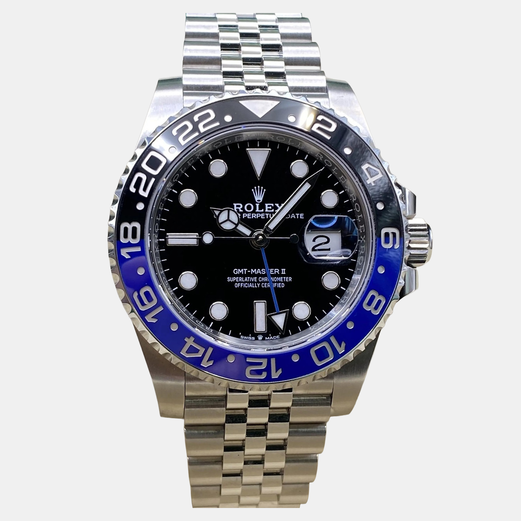 

Rolex GMT-Master II 126710BLNR Automatic Black Dial Stainless Steel Men's Wristwatch