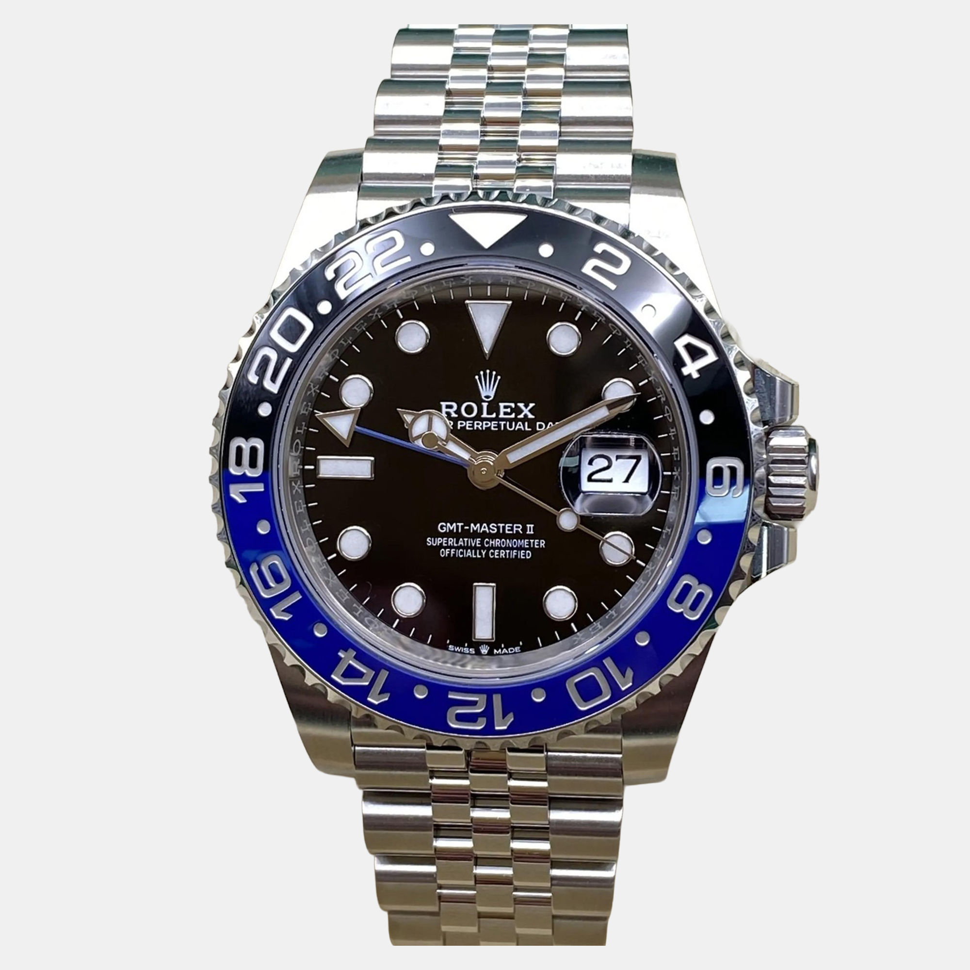 

Rolex GMT-Master II 126710BLNR Automatic Black Dial Stainless Steel Men's Wristwatch