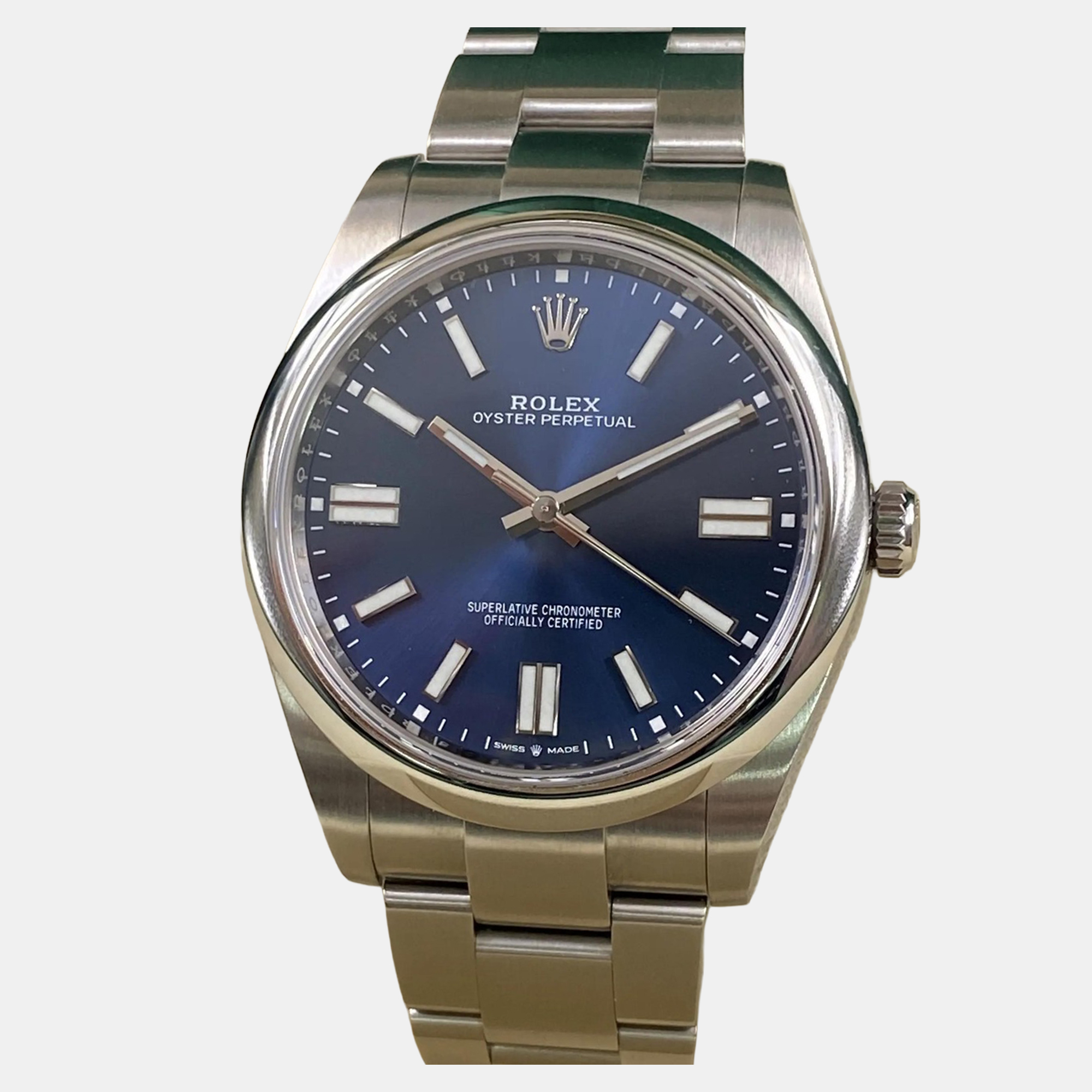 

Rolex Oyster Perpetual 124300 Automatic Blue Dial Stainless Steel Men's Wristwatch 41 mm