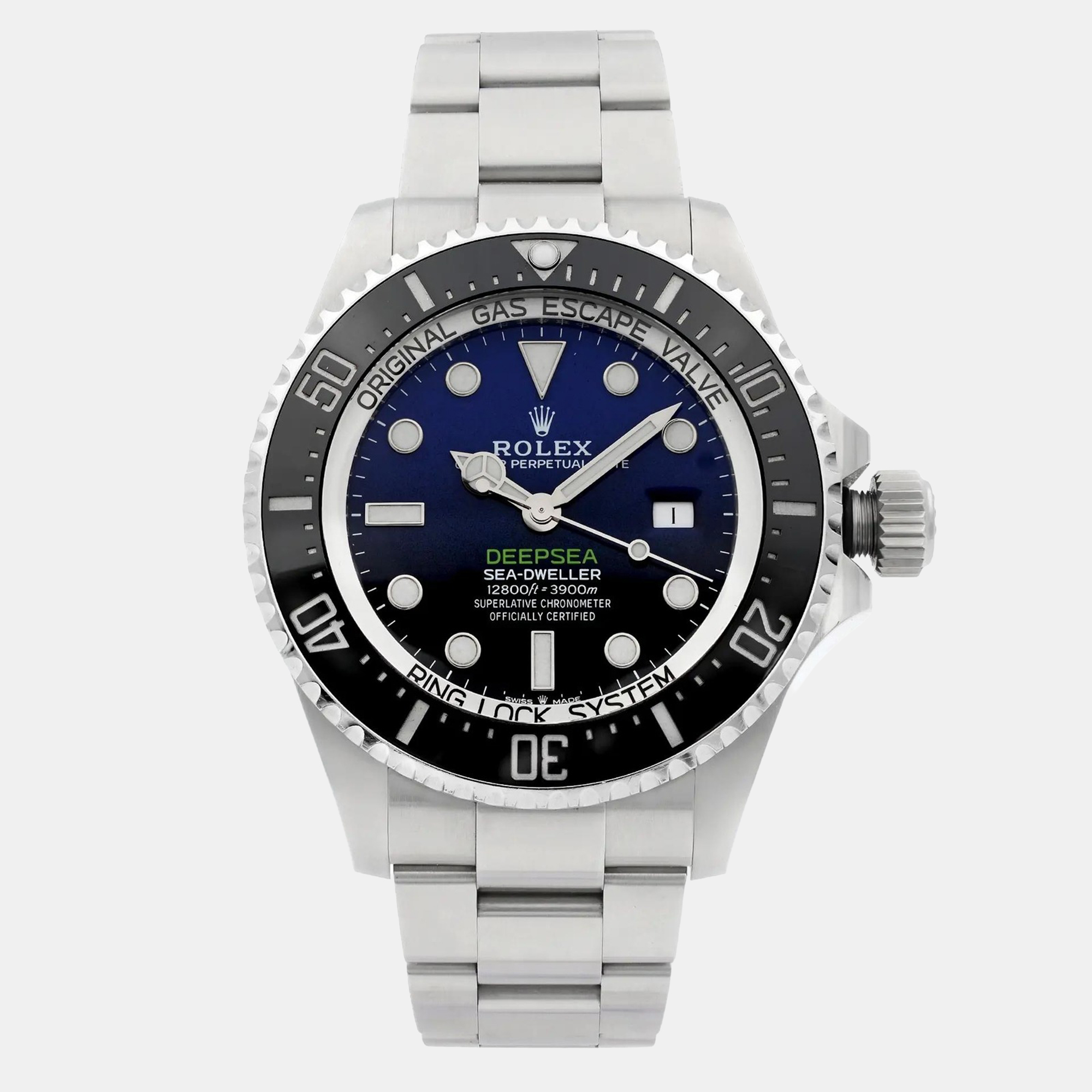 

Rolex Sea-Dweller Deepsea James Cameron 126660 Automatic Blue Black Dial Stainless Steel Men's Wristwatch