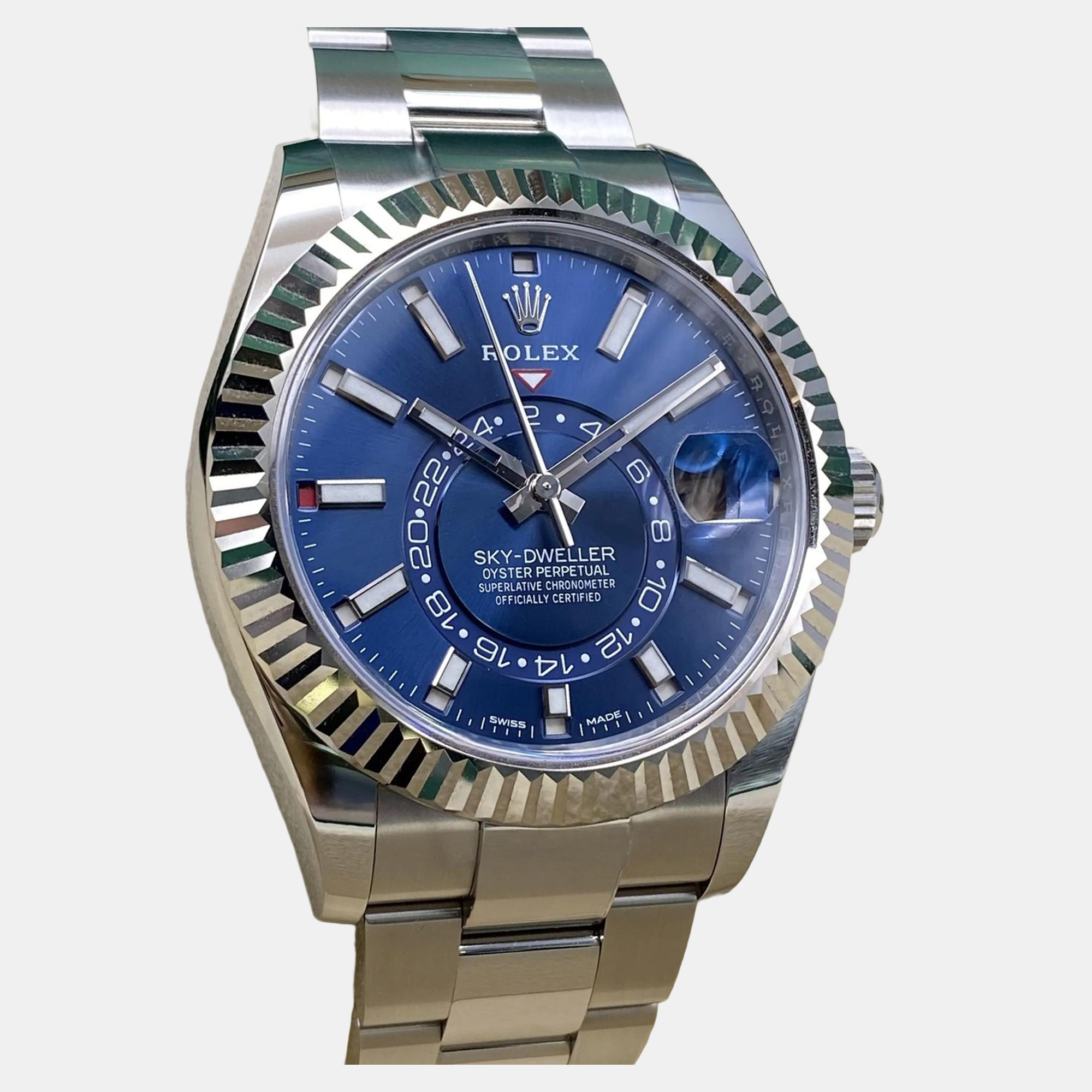 Rolex Sky-Dweller 326934 Automatic Blue Dial Stainless Steel Men’s Wristwatch 42mm