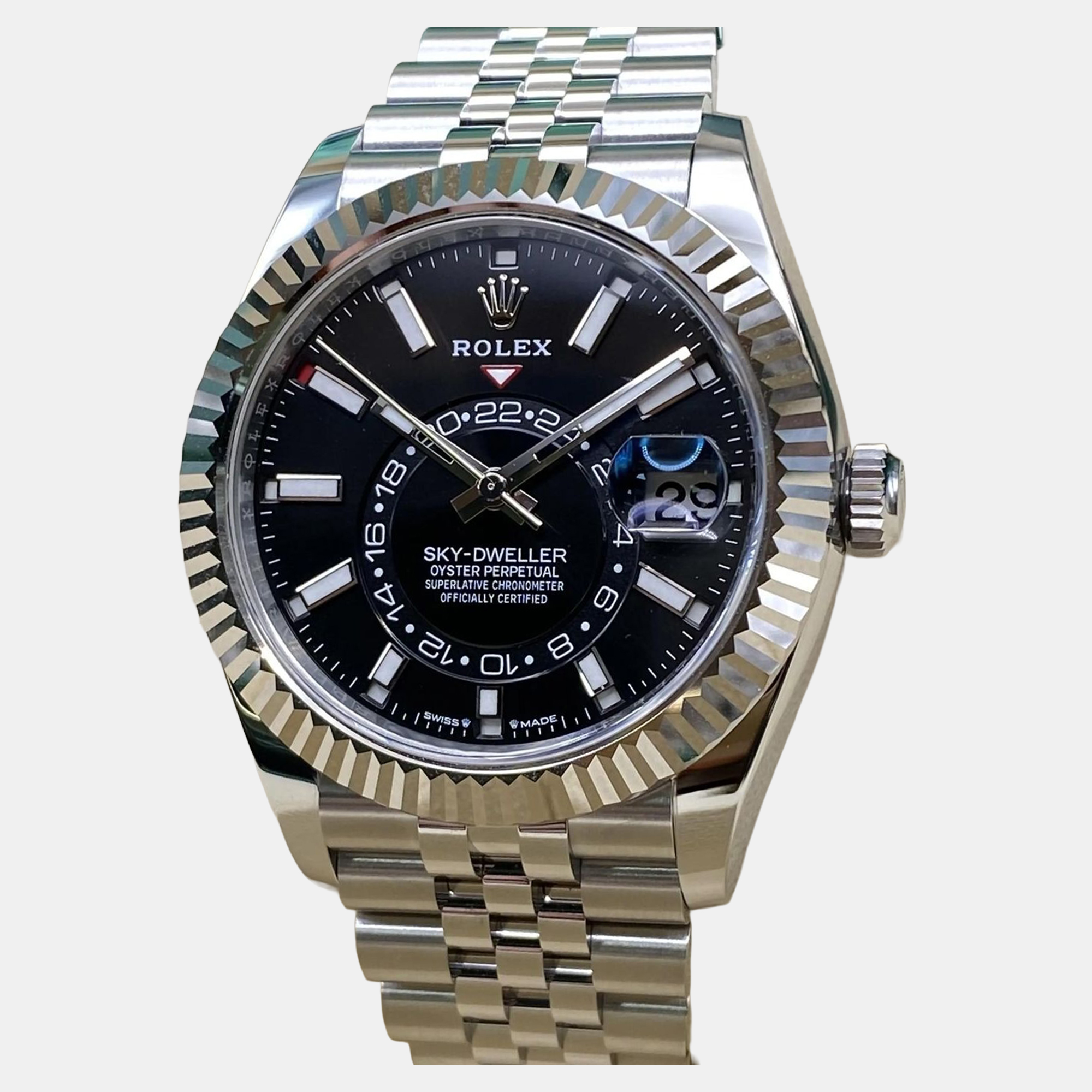 

Rolex Sky-Dweller 336934 Automatic Black Dial Stainless Steel Men's Wristwatch