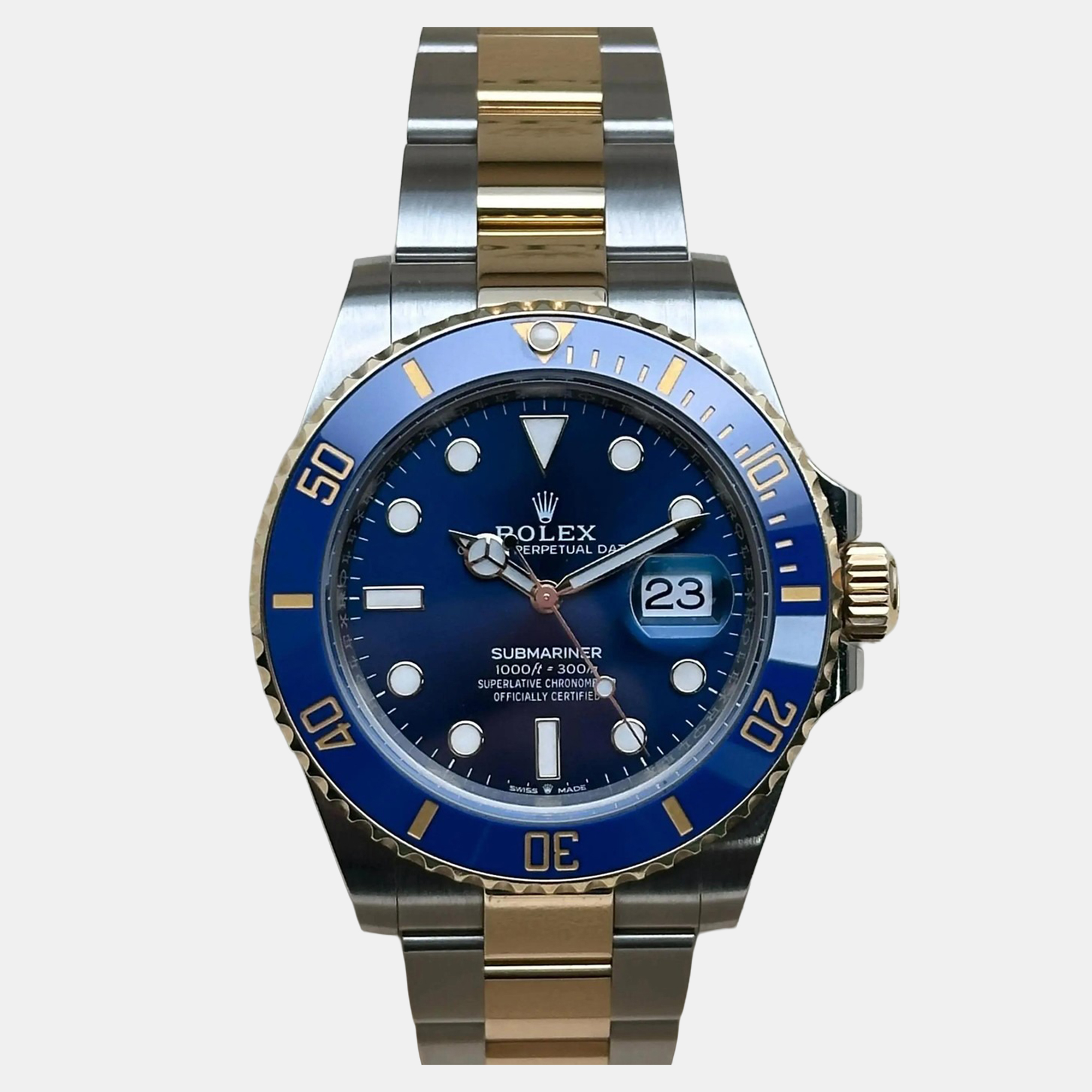 

Rolex Submariner 126613LB Automatic Blue Dial Stainless Steel 18k Yellow Gold Men's Wristwatch