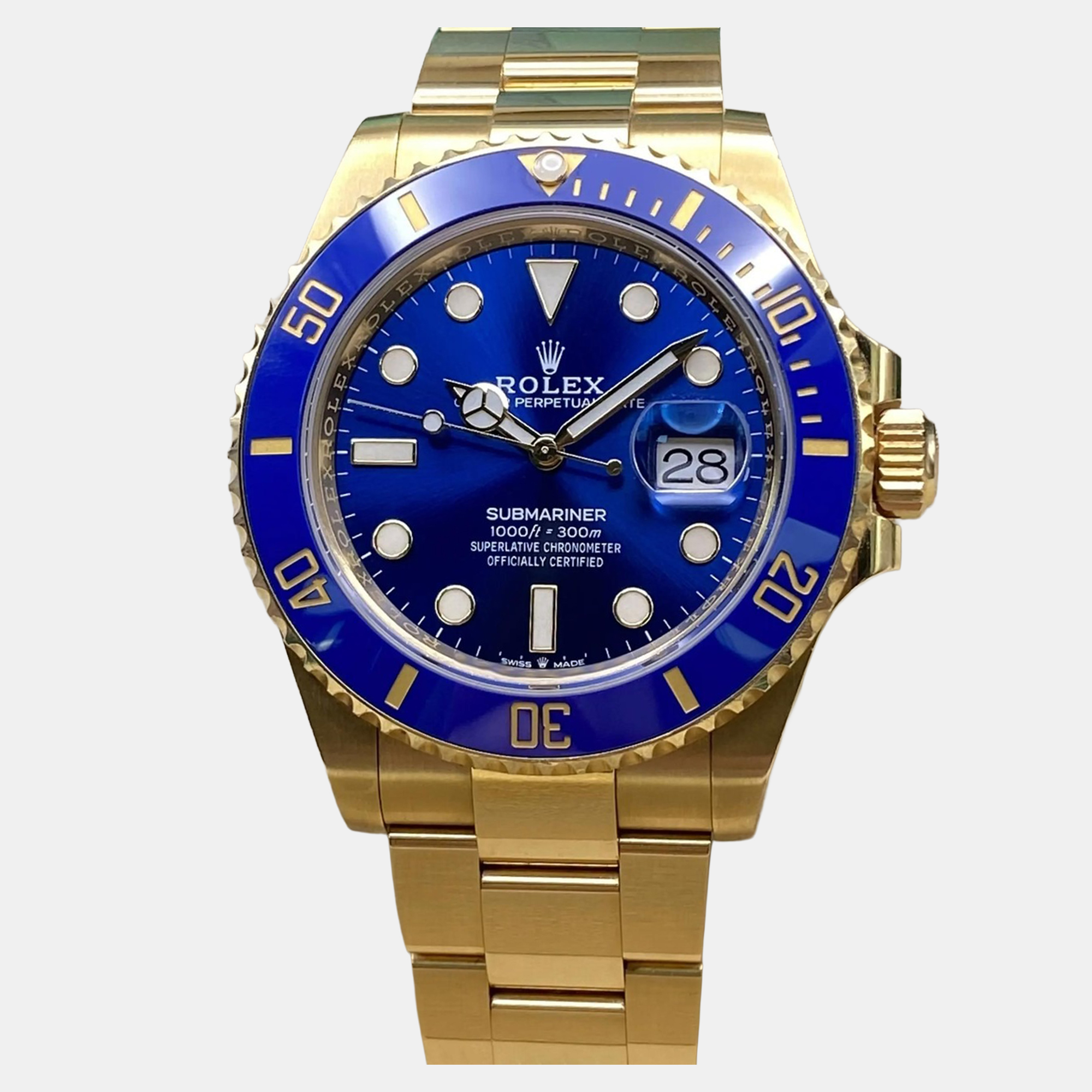 

Rolex Submariner 126618LB Automatic Blue Dial Yellow Gold Men's Wristwatch