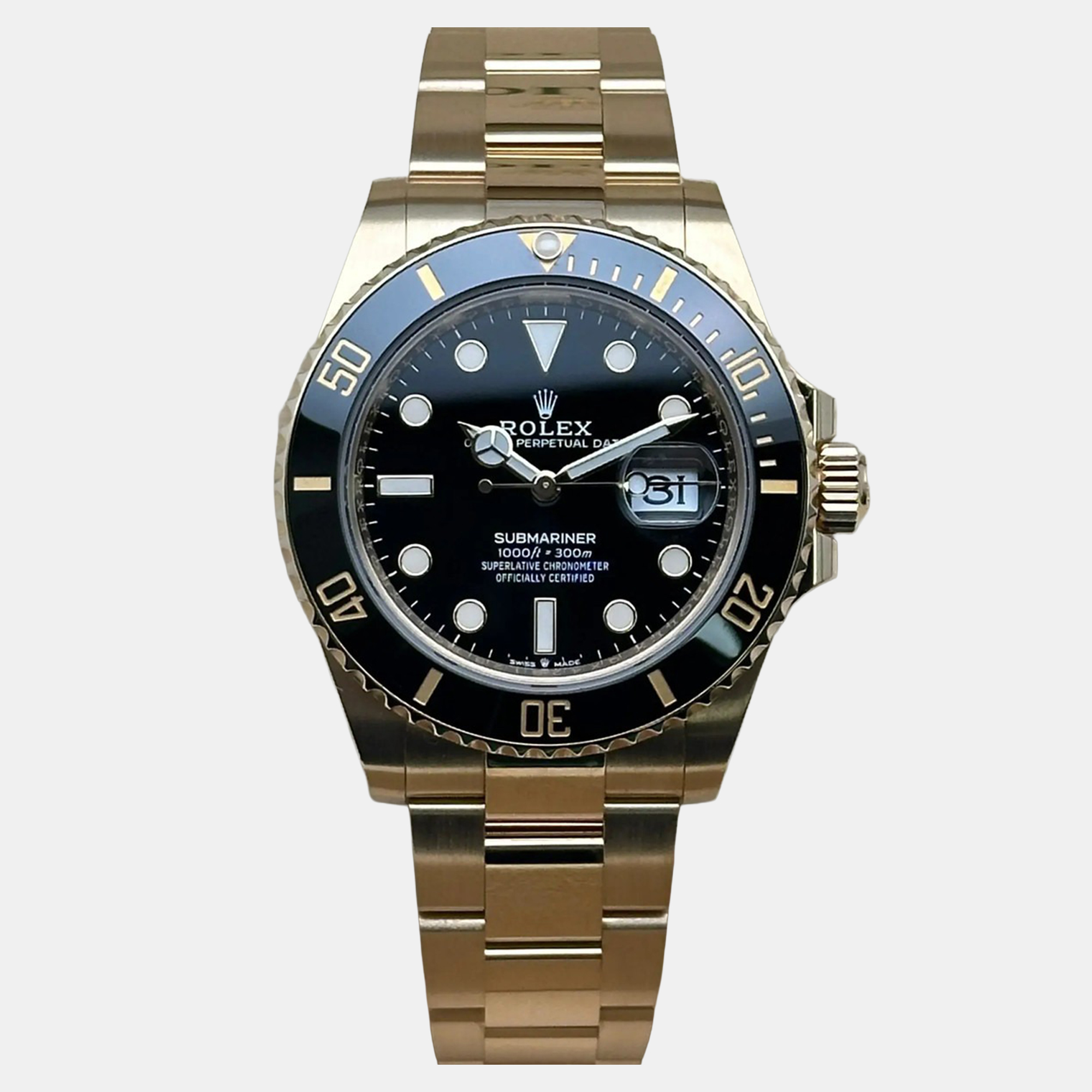 

Rolex Submariner 126618LN Automatic Black Dial 18k Yellow Gold Men's Wristwatch