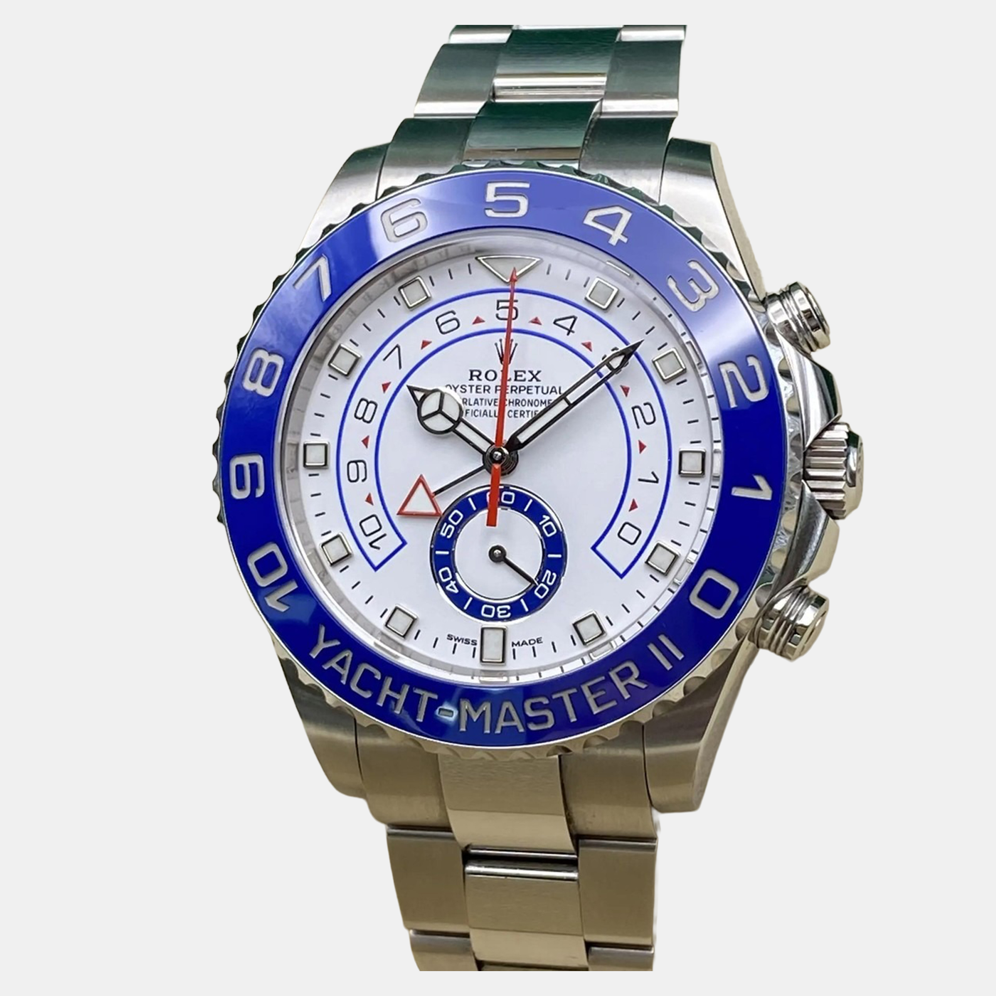 

Rolex Yacht-Master II 116680 Automatic White Dial Stainless Steel Men's Wristwatch 44 mm