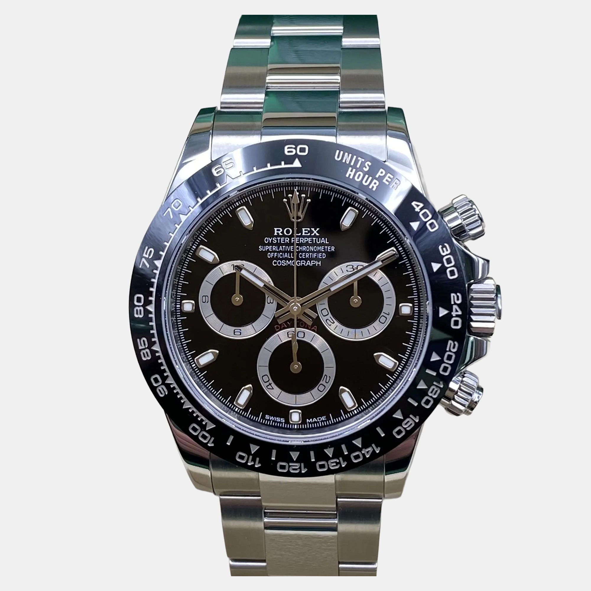 

Rolex Cosmograph Daytona 116500LN Automatic Chronograph Black Dial Stainless Steel Ceramic Men's Wristwatch 40 mm