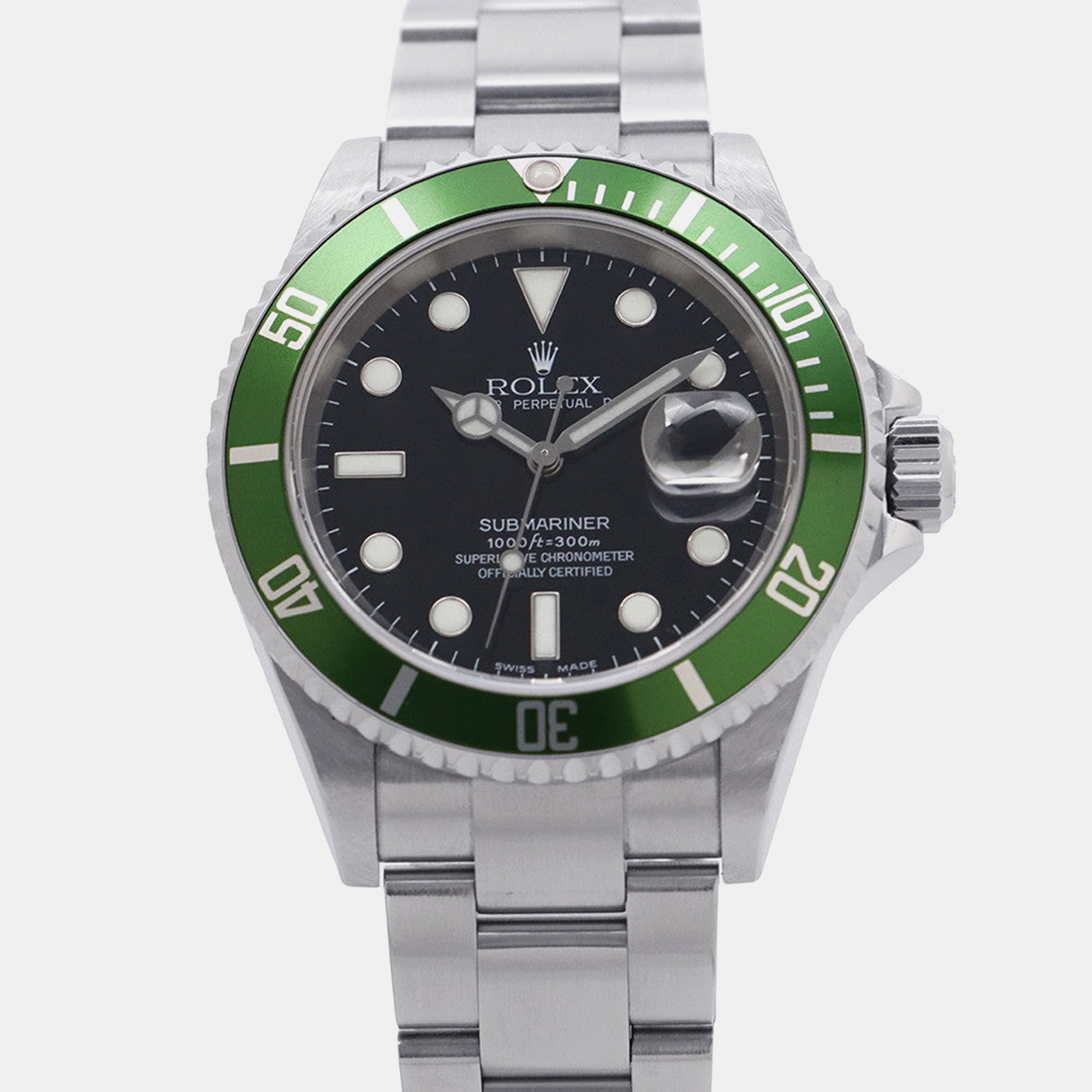 

Rolex Submariner 16610LV Automatic Black Stainless Steel Men's Wristwatch 40 mm