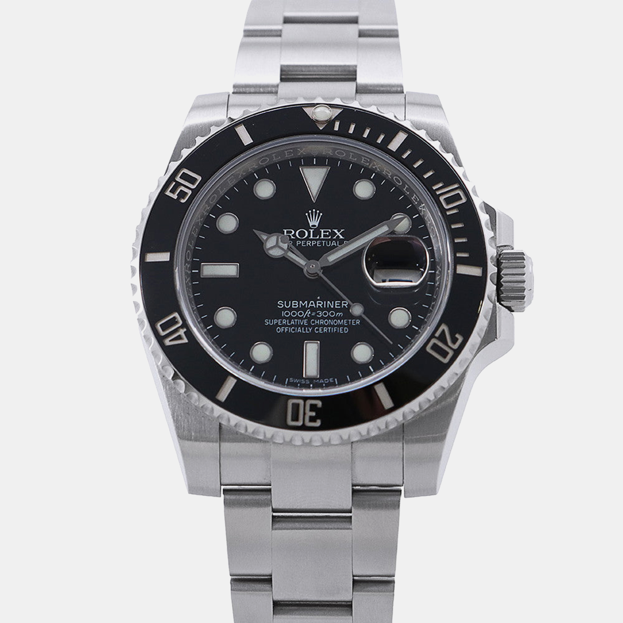 Rolex Submariner 116610LN Automatic Black Stainless Steel Men’s Wristwatch 40 mm