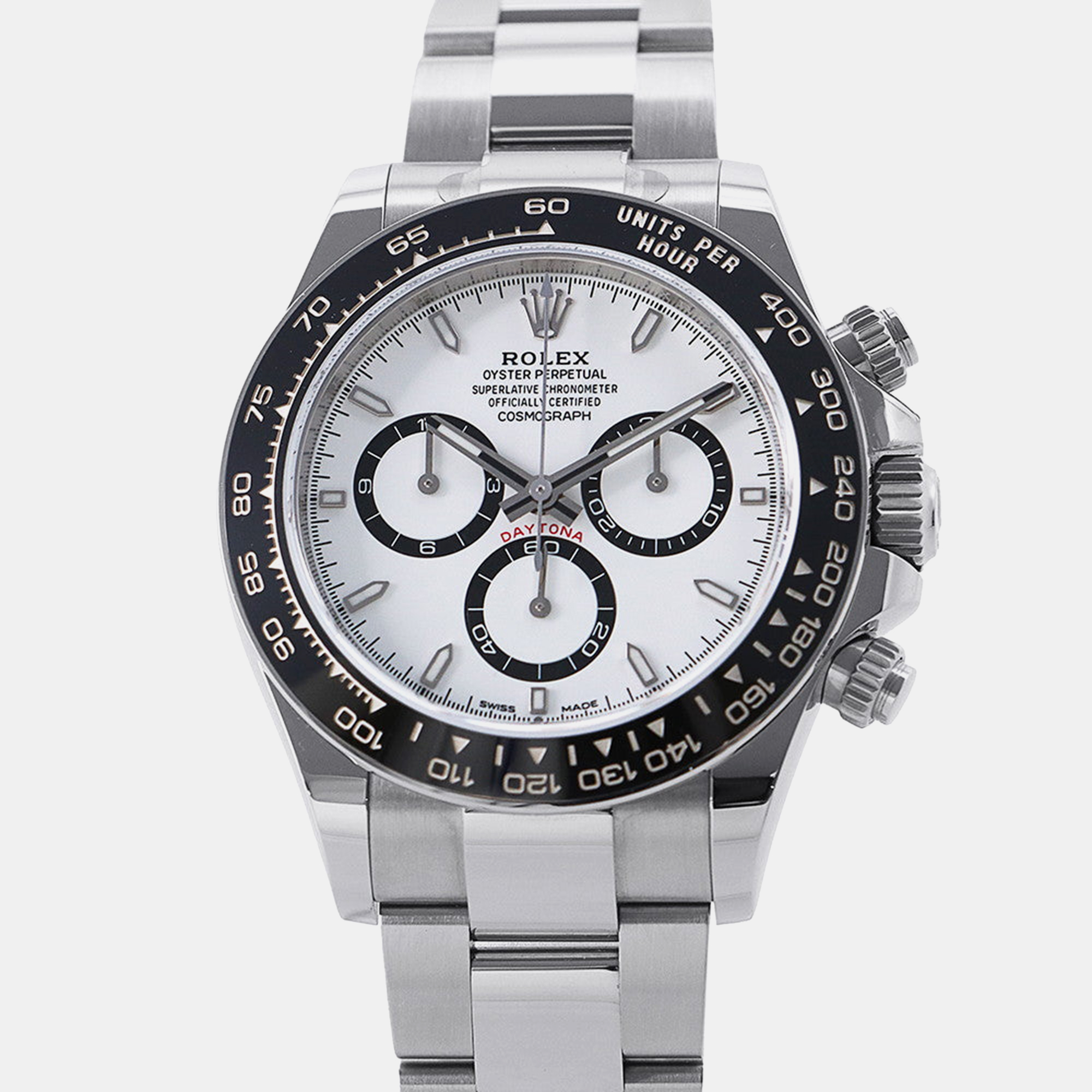 

Rolex Cosmograph Daytona 126500LN Automatic White Stainless Steel Men's Wristwatch 40 mm