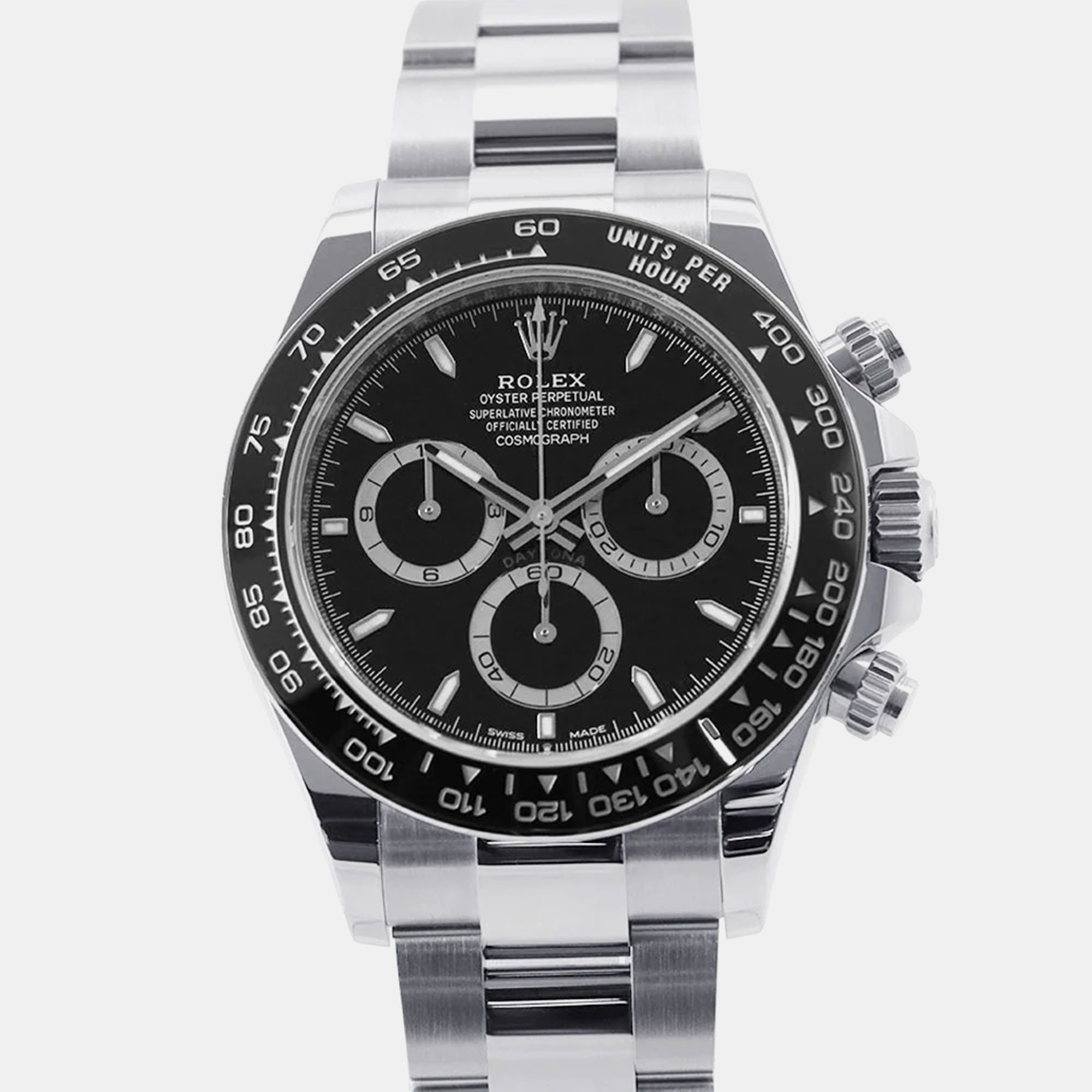 

Rolex Cosmograph Daytona 126500LN Automatic Black Stainless Steel Men's Wristwatch 40 mm