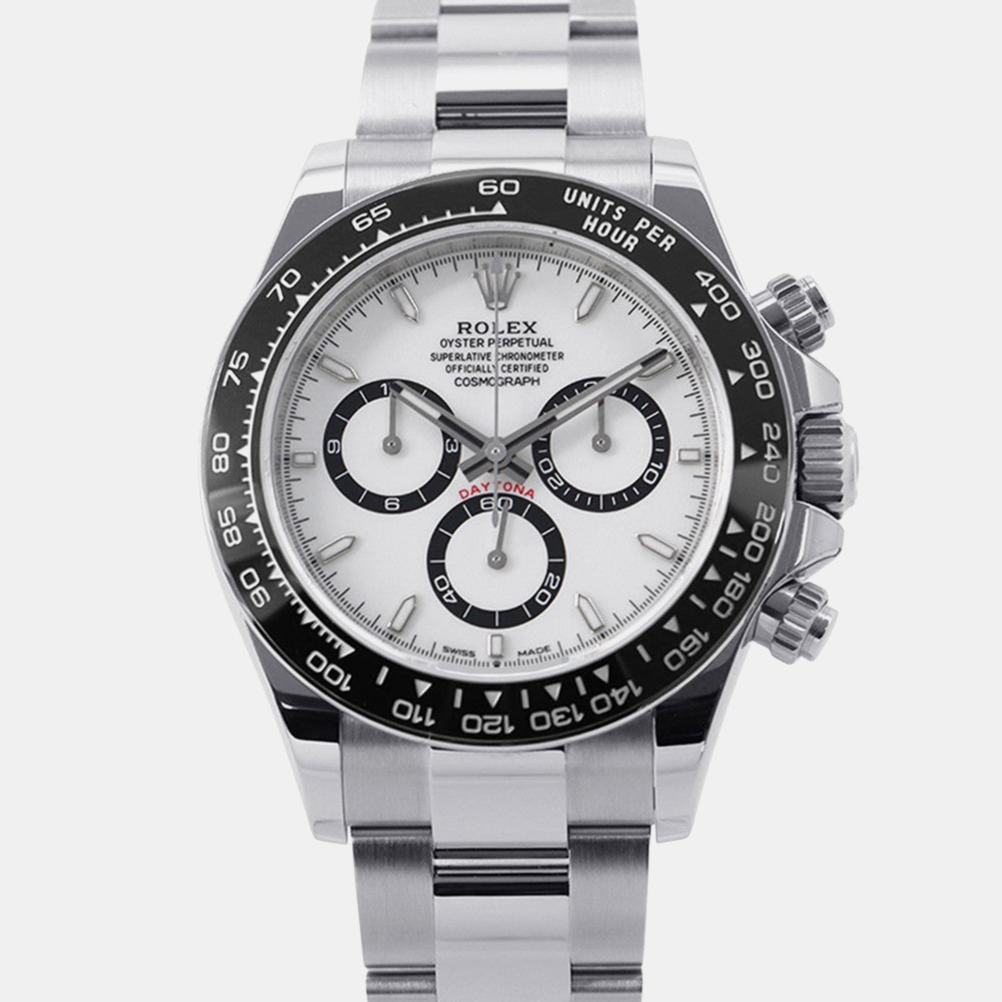 

Rolex Cosmograph Daytona 126500LN Automatic White Stainless Steel Men's Wristwatch 40 mm