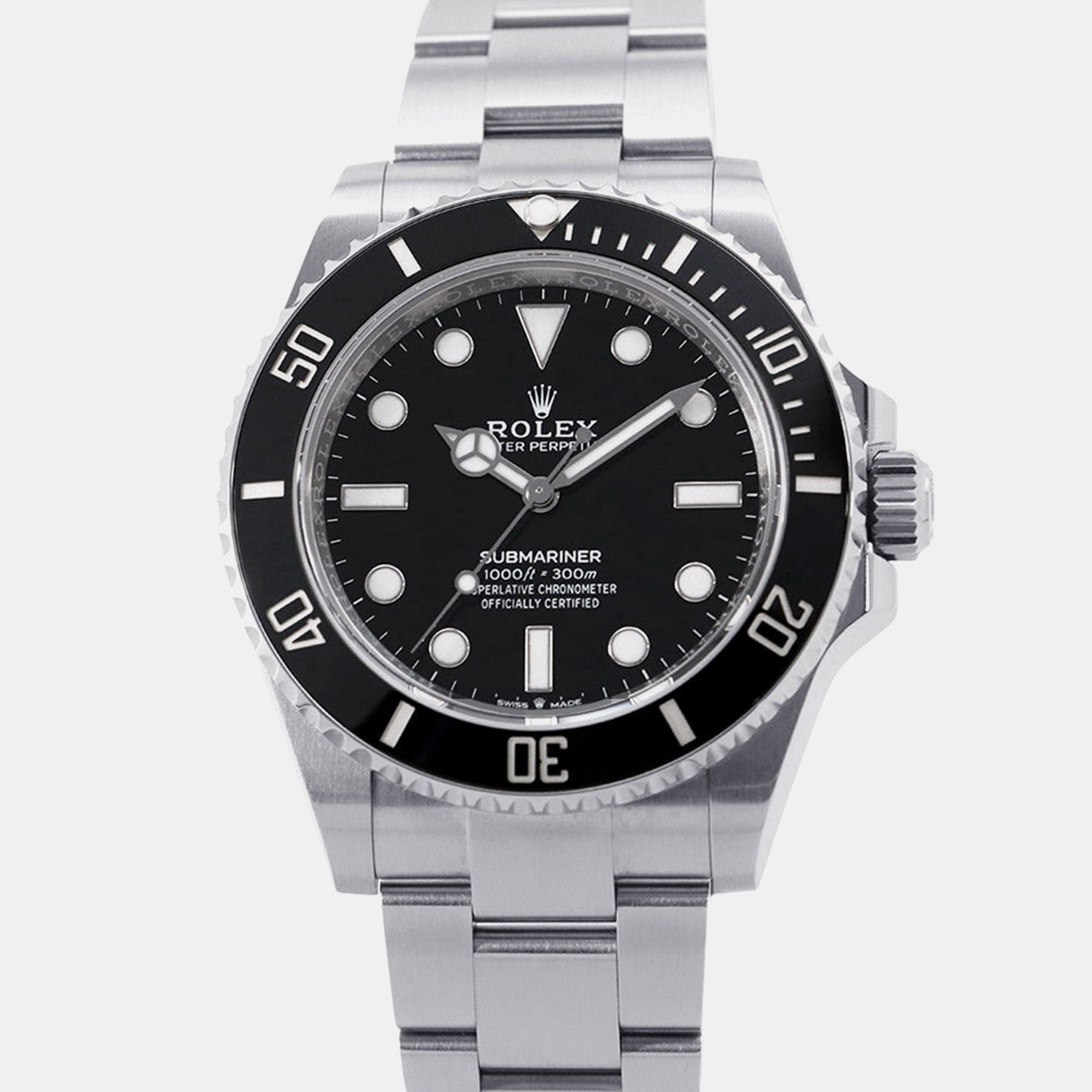 Rolex Submariner 124060 Automatic Black Stainless Steel Men’s Wristwatch 41 mm