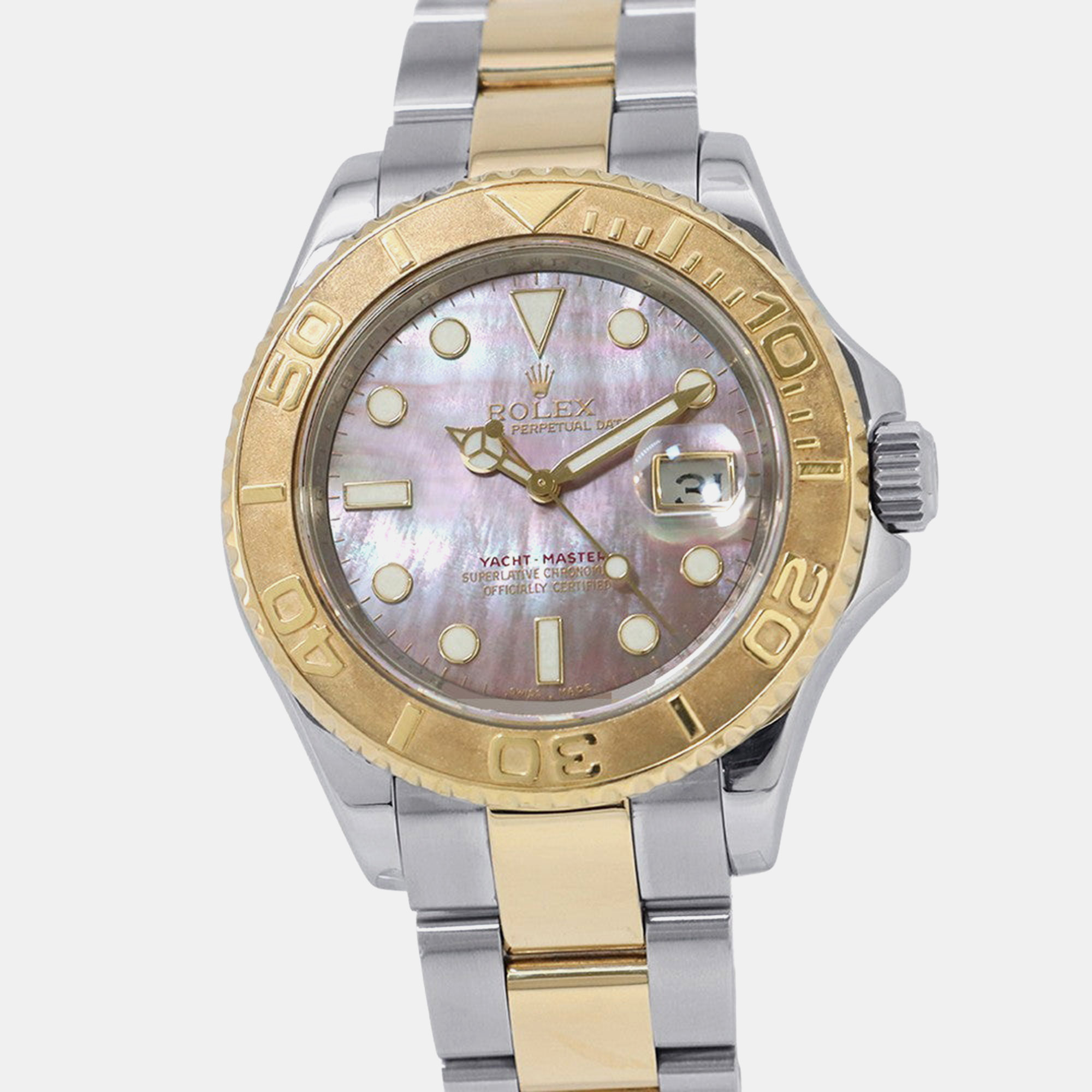 Rolex Yacht-Master 16623NC Automatic Black Shell 18k Yellow Gold Stainless Steel Men’s Wristwatch 40 mm