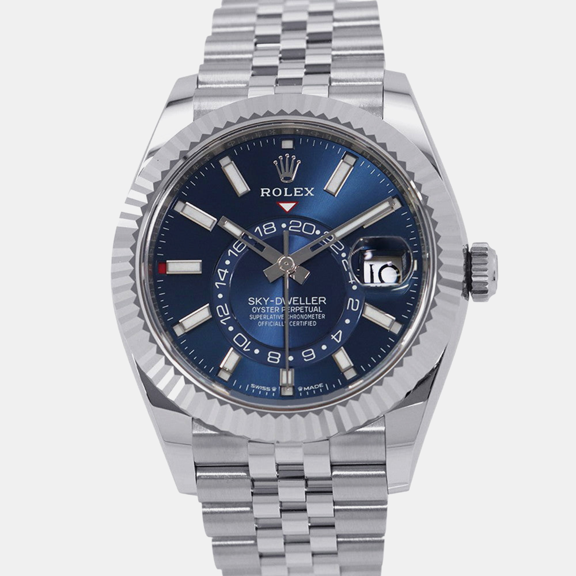 

Rolex Sky-Dweller 336934 Automatic Blue 18k White Gold Stainless Steel Men's Wristwatch 42 mm