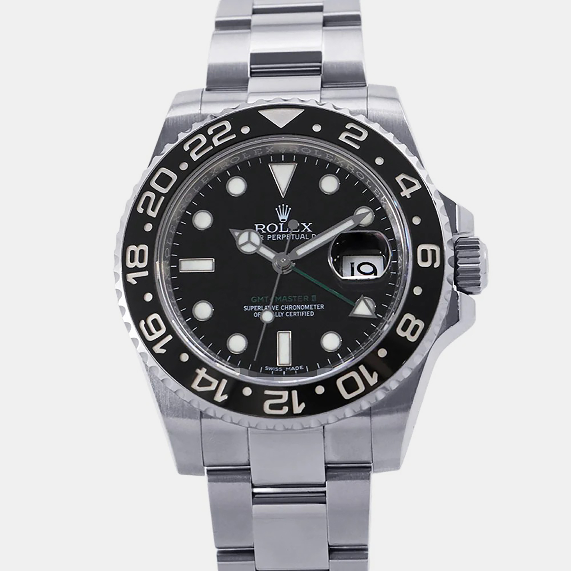 Rolex GMT-Master II 116710LN Black Stainless Steel Automatic Men’s Wristwatch 40mm