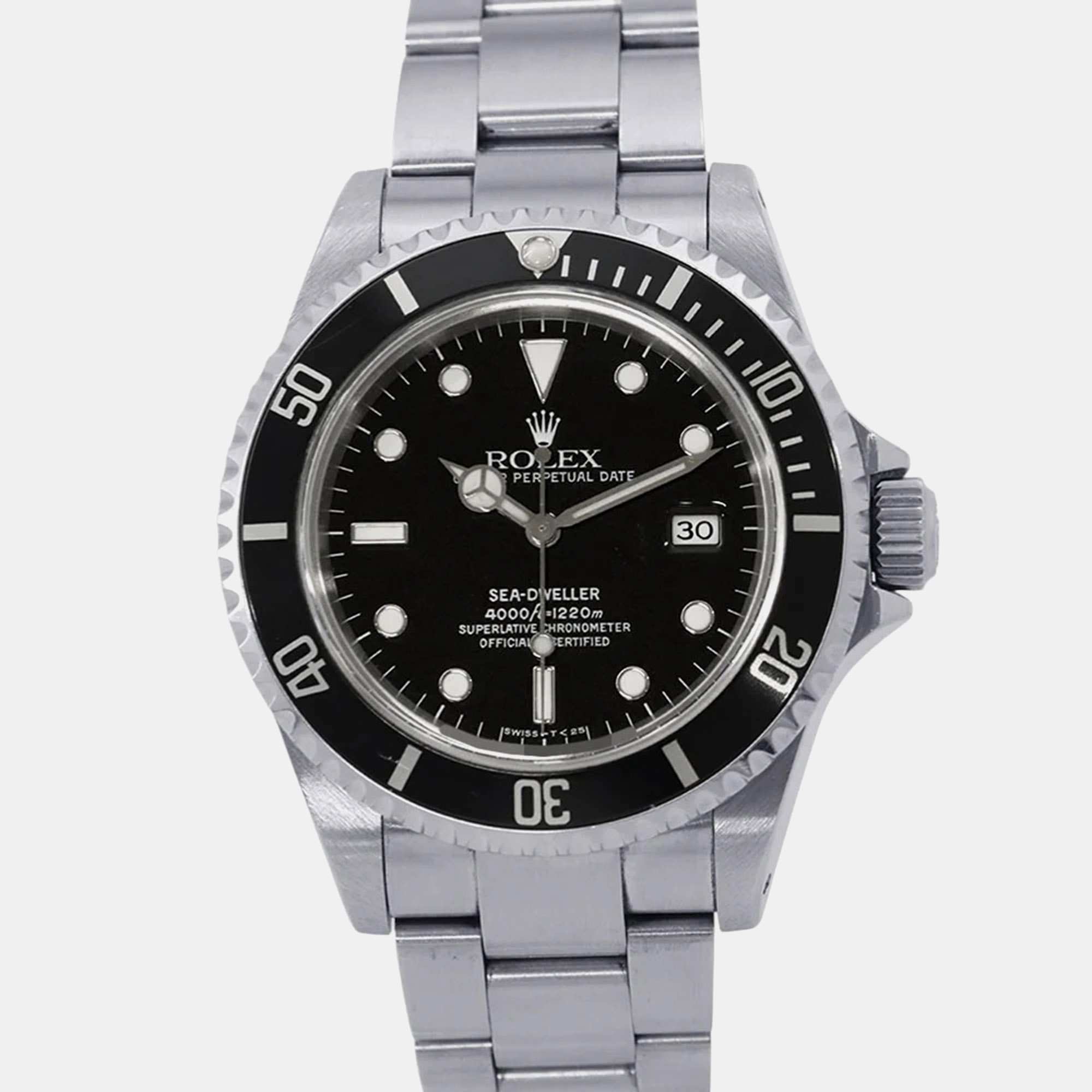 

Rolex Sea-Dweller 16600 Automatic Black Stainless Steel Men's Wristwatch
